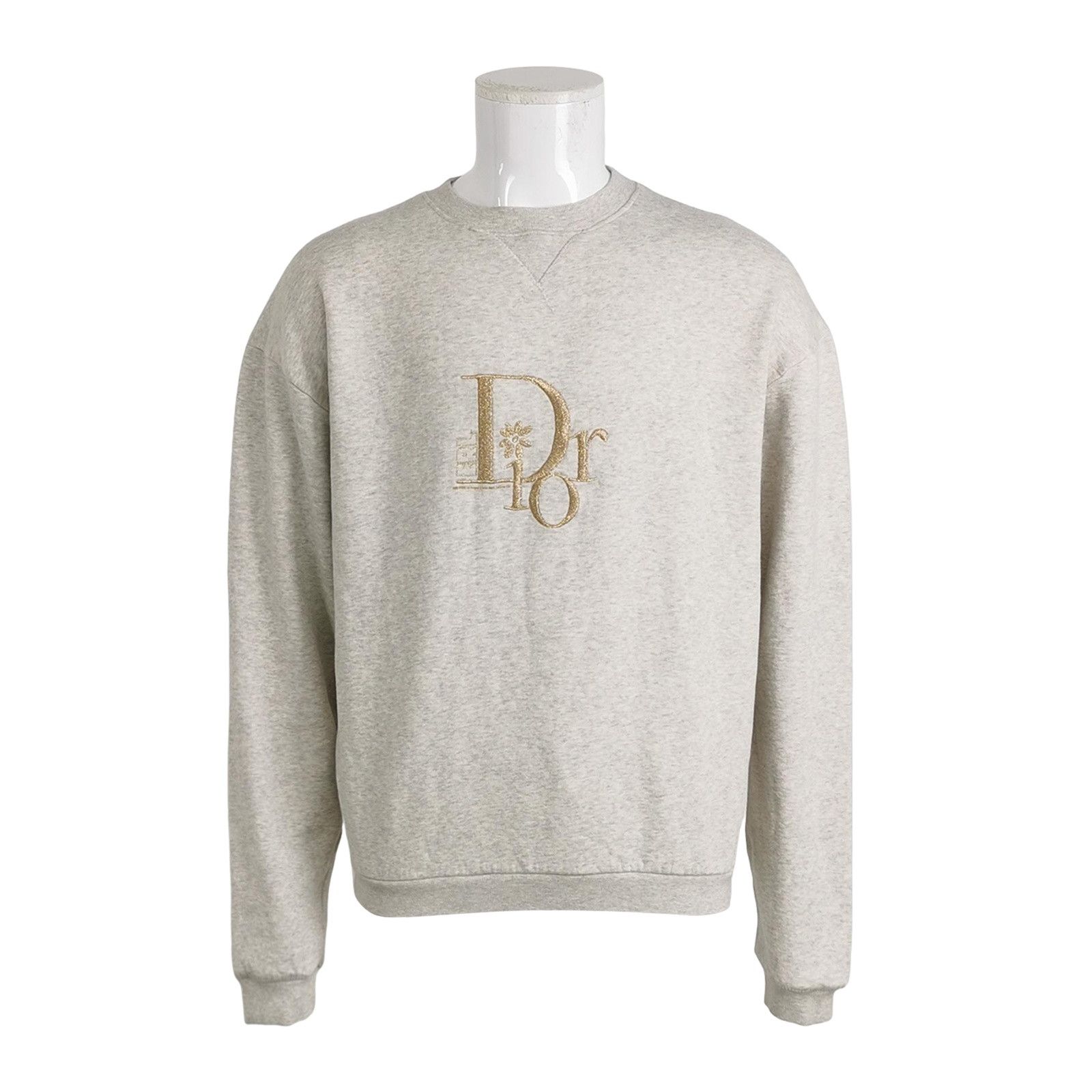 Dior Dior Logo Embroidery Gray Sweatshirt M Size US M / EU 48-50 / 2 - 1 Thumbnail