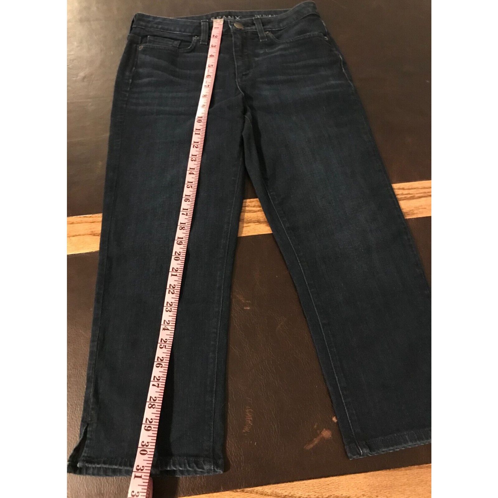 Spanx Spanx The Slim-X Casual Capri Cropped Ankle Denim Jeans Size 25" / US 0 / IT 36 - 12 Thumbnail
