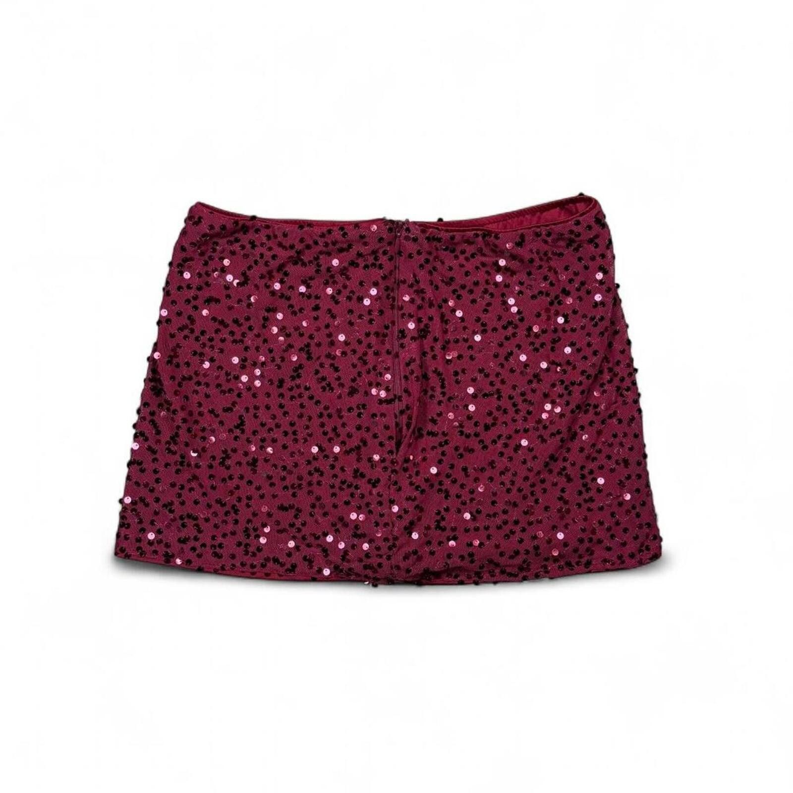 Other Fairy Y2K vintage magenta sequin mini skirt Size 28" / US 6 / IT 42 - 2 Thumbnail