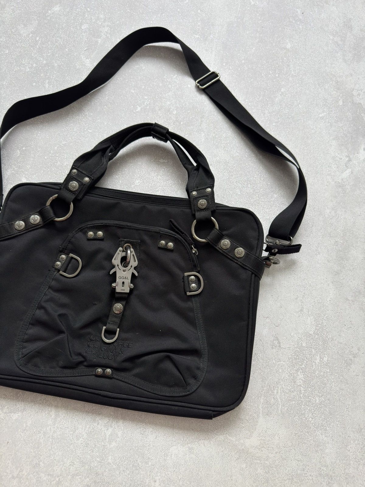 George Gina & Lucy × Japanese Brand × Vintage Vintage George Gina & Lucy Business Baby Black Shoulder Bag Size ONE SIZE - 2 Thumbnail