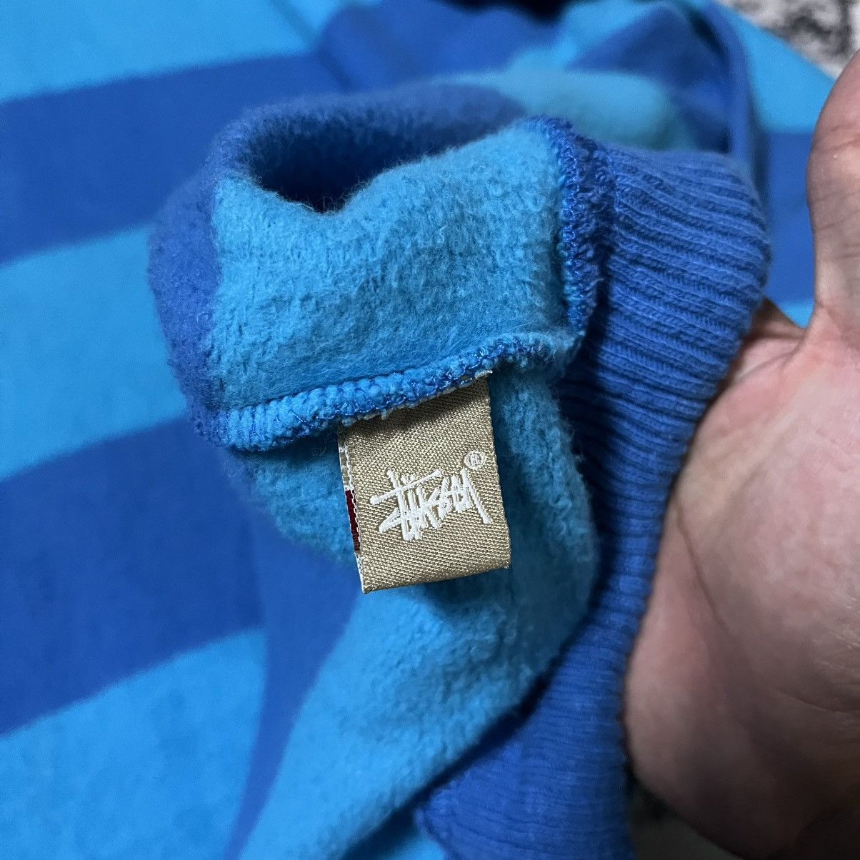 Stussy a26 Stussy Stripe Zipper Hoodie Size US L / EU 52-54 / 3 - 17 Thumbnail