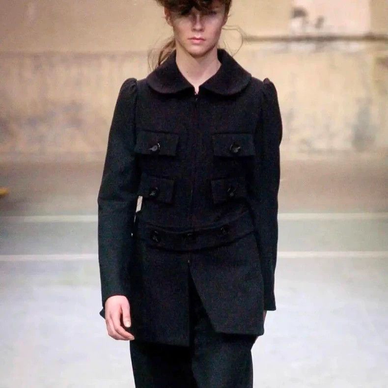 Yohji Yamamoto Yohji Yamamoto 2005AW Show Multi-Pocket Wool Zip Jacket Size US L / EU 52-54 / 3 - 2 Thumbnail