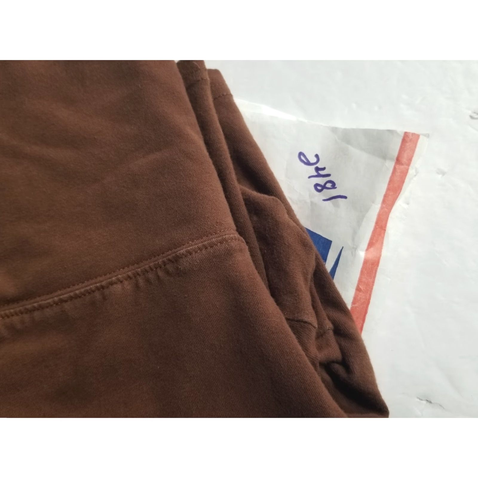 TNA Tna TnAction Women's Shorts Atmosphere Hi-Rise 7" Brown Medium Nylon Spandex Flat Front Pull On 7" Inseam High Rise Compression Regular Size M Size 32" / US 10 / IT 46 - 6 Thumbnail