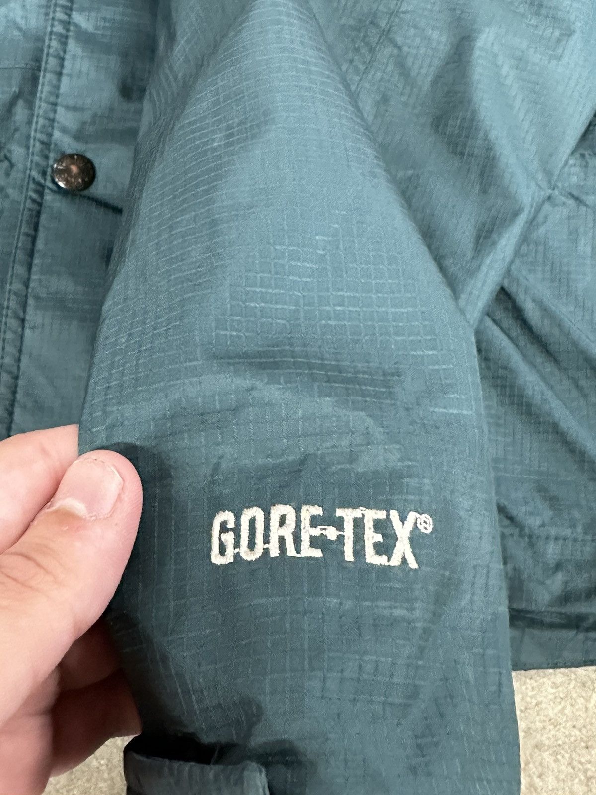 Vintage 90s The North Face Teal Gore-Tex Jacket