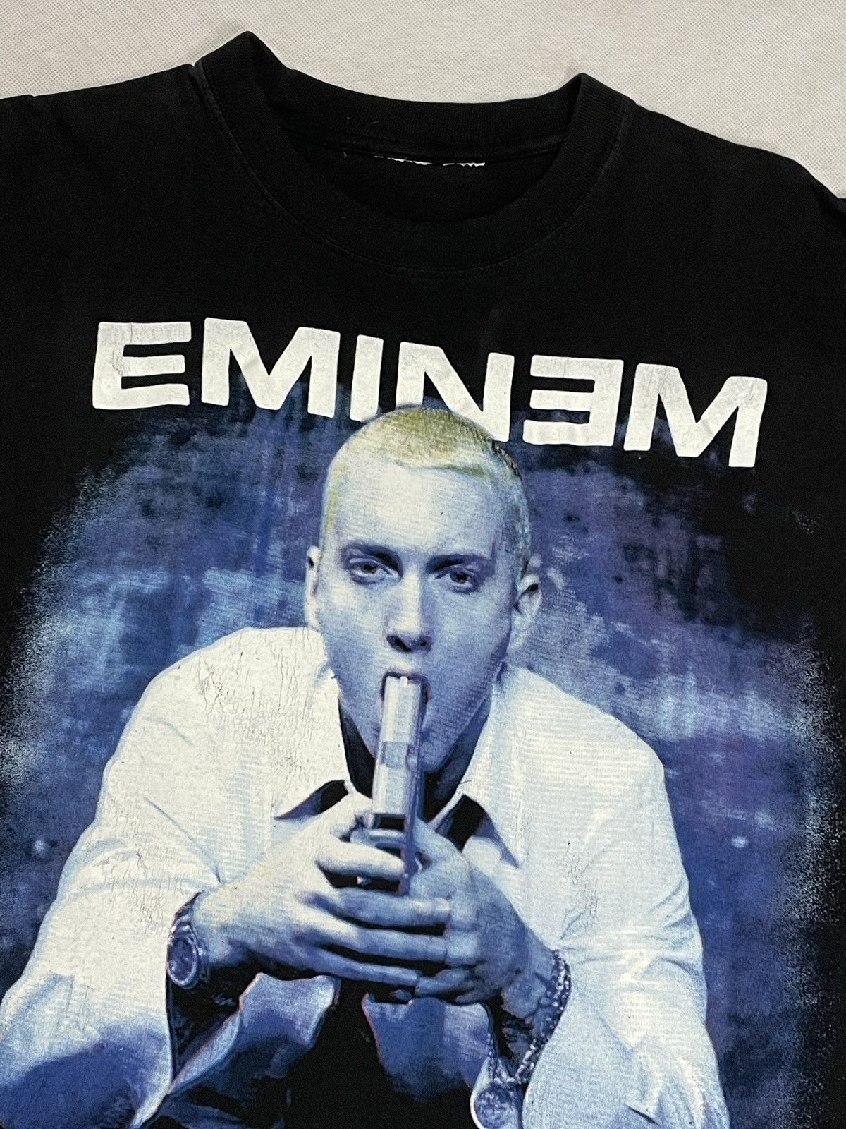 Eminem × Rap Tees × Vintage 💥Black Rare Vintage Eminem Encore 2004 T-shirt Rap Tee Y2k Size US L / EU 52-54 / 3 - 5 Thumbnail