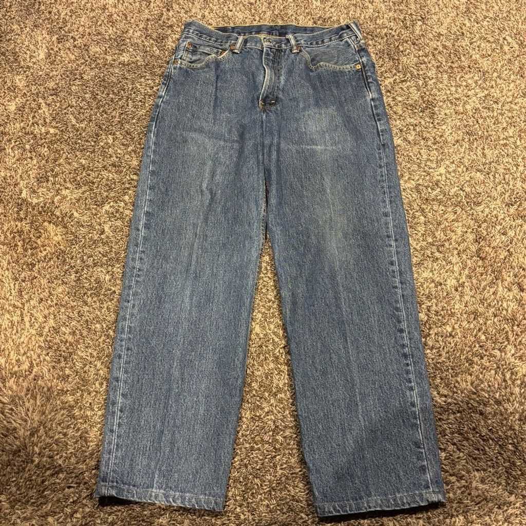 Levi's Levi's Men's 550 Relaxed Blue Jeans Size US 34 / EU 50 - 4 Thumbnail