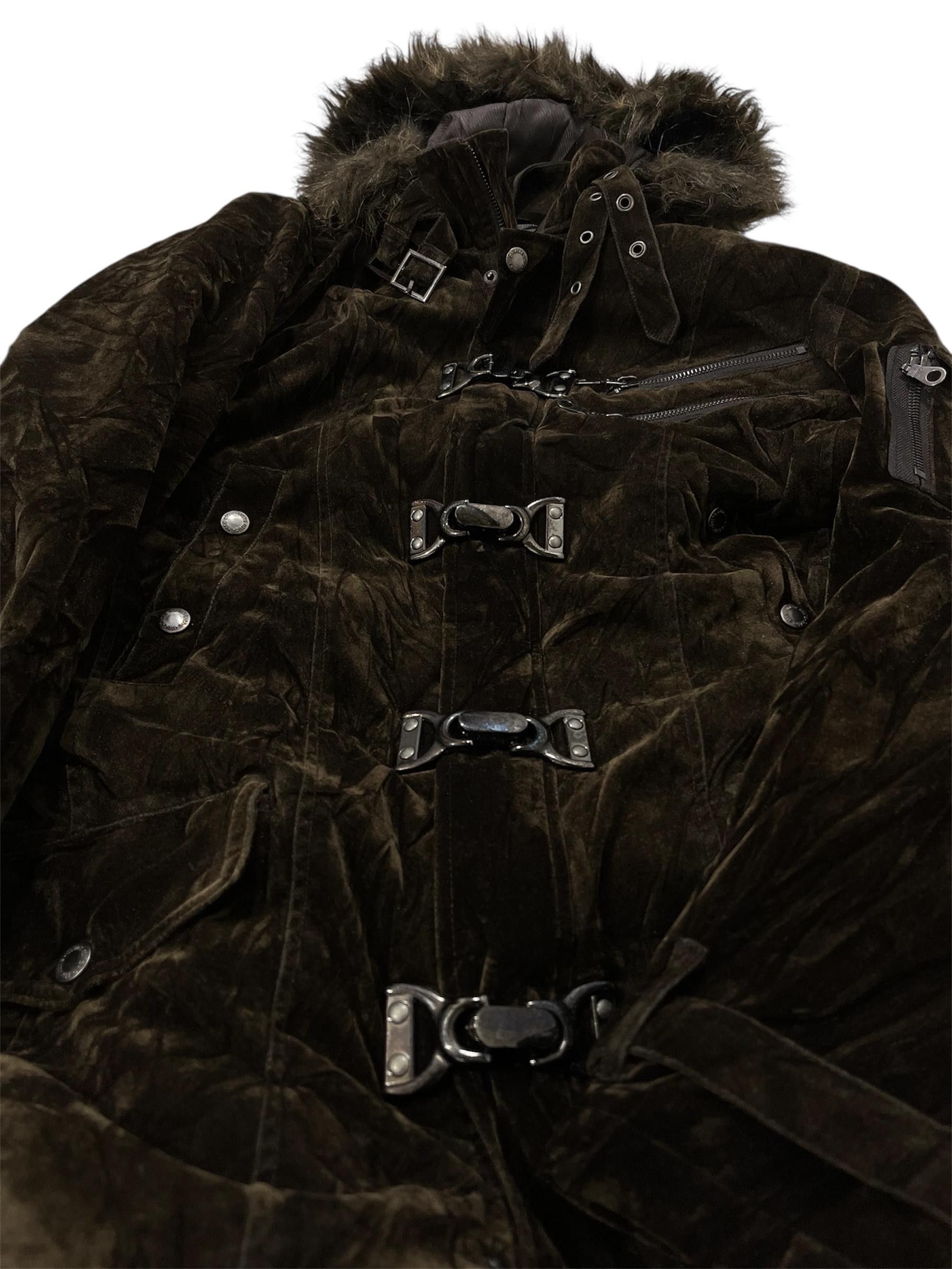 In The Attic In The Attic Velvet Fur Parka Jacket Punk Style Size US M / EU 48-50 / 2 - 4 Thumbnail