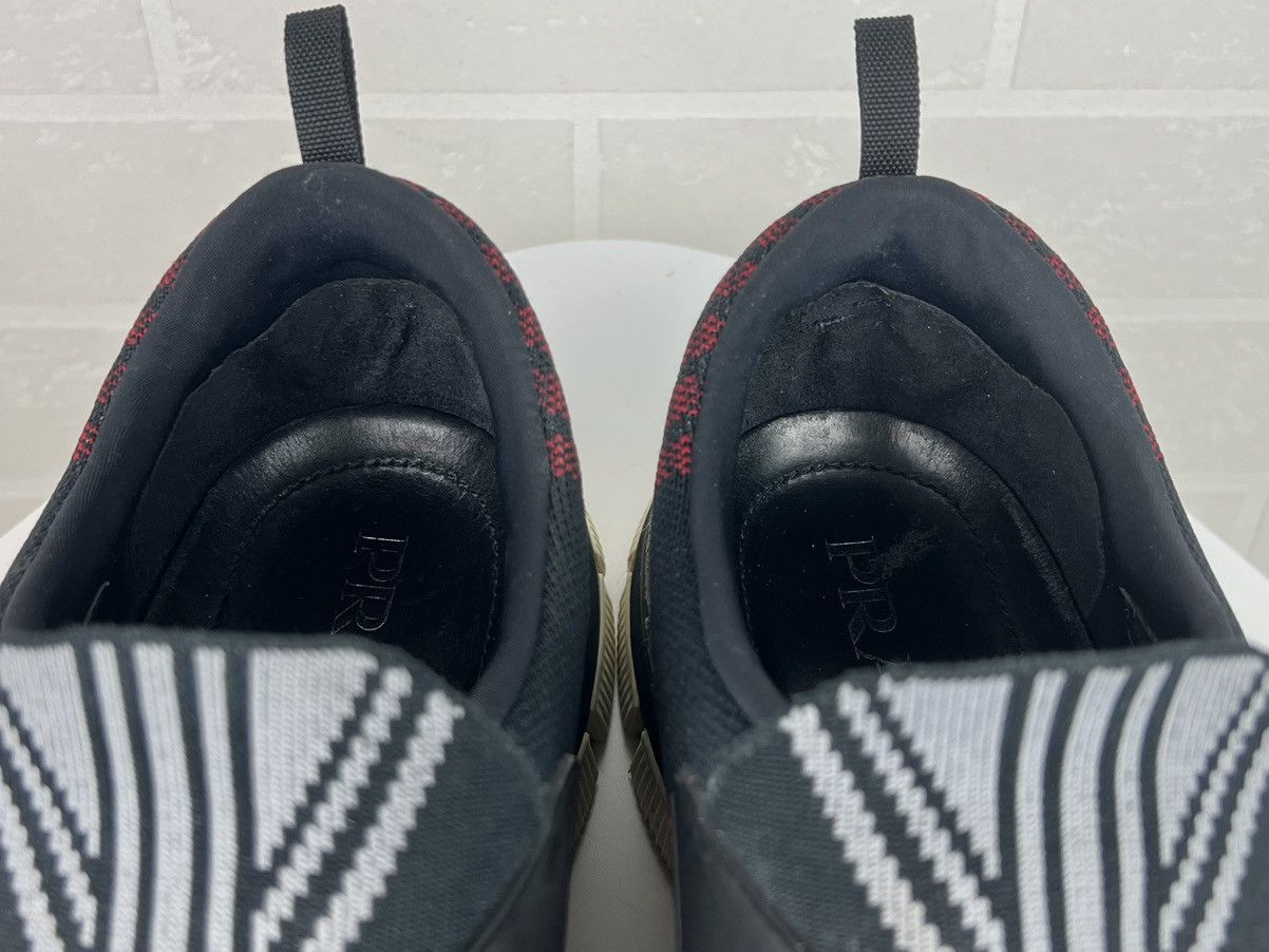 Prada PRADA MILANO Sneakers Low Top CROSSECTION Knit Pattern Shoes Size US 12 / EU 45 - 19 Thumbnail
