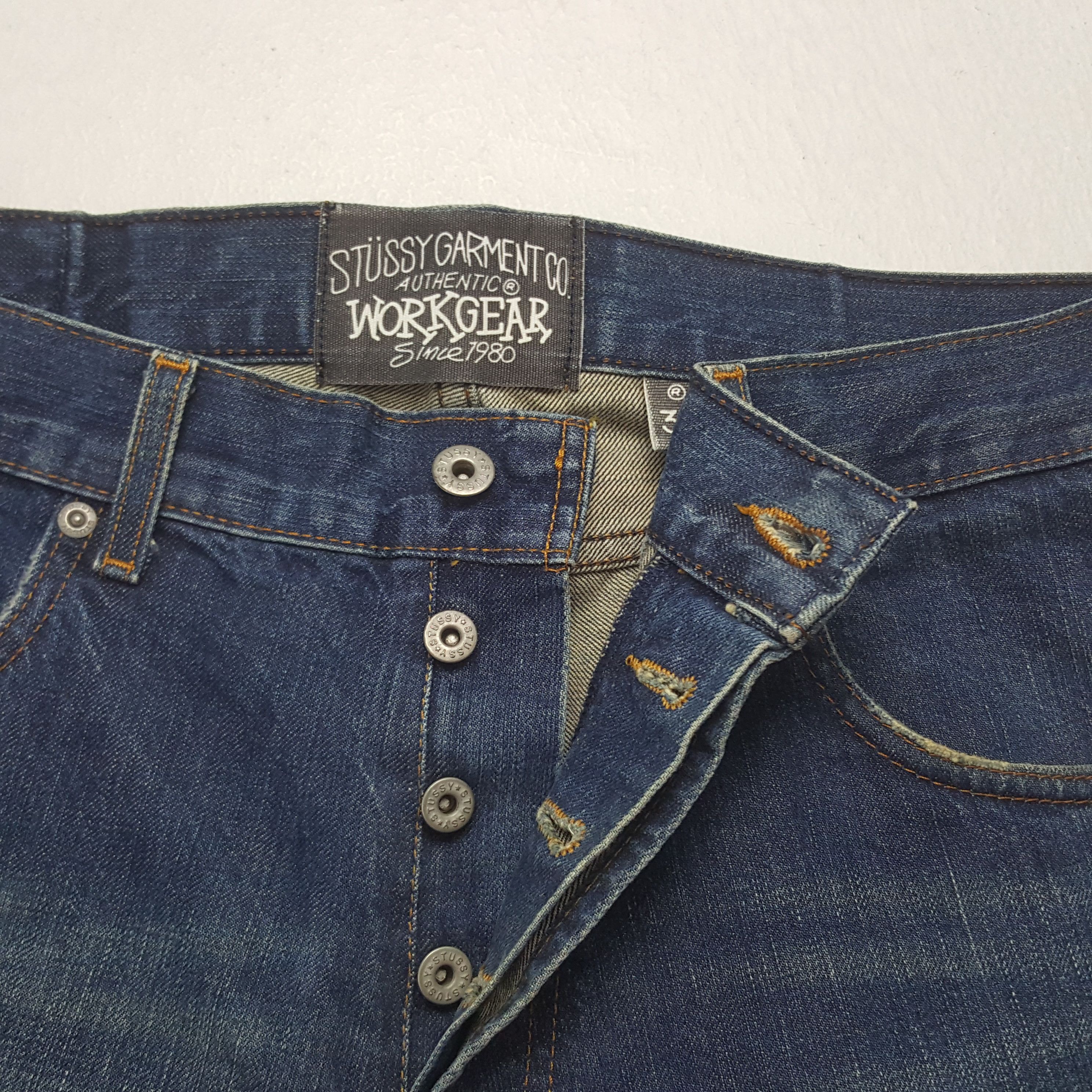 Stussy Vintage Stussy American Streetwear Denim Jeans C297N3 Size US 33 - 7 Thumbnail