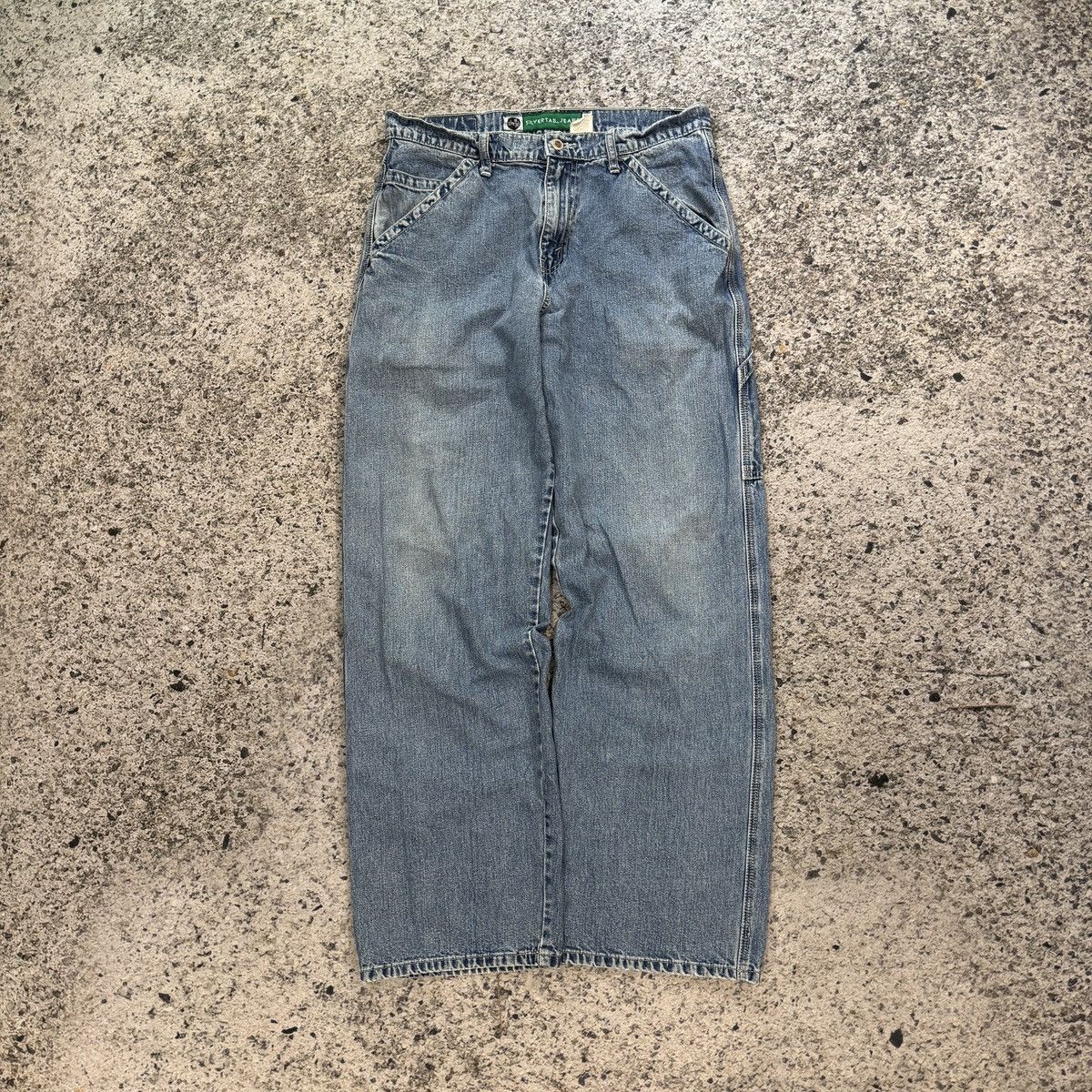 Levi's 90s Levi’s Silvertab Baggy Skater Jeans Faded ERD Grunge Size US 32 / EU 48 - 1 Thumbnail