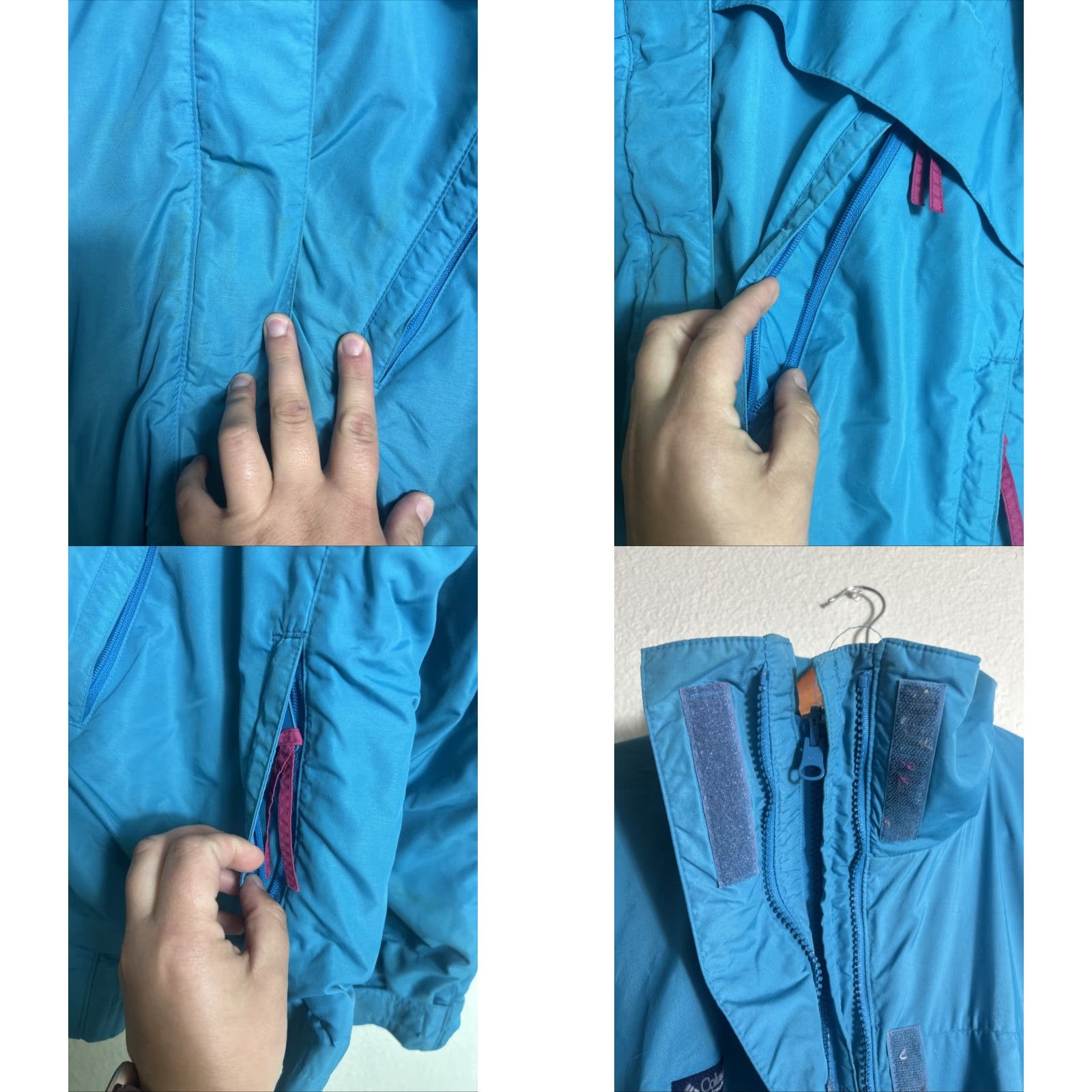 Altea VINTAGE Columbia Women’s Jacket Teal Blue Full Zip Nylon L Size Women Size L / US 10 / IT 46 - 8 Thumbnail