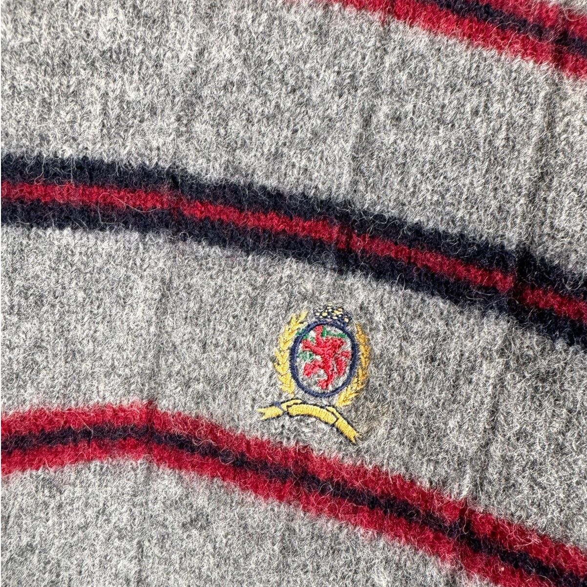 Tommy Hilfiger × Vintage VTG Tommy Hilfiger Striped Sweater Mens XL 100% Wool Size US XL / EU 56 / 4 - 8 Thumbnail