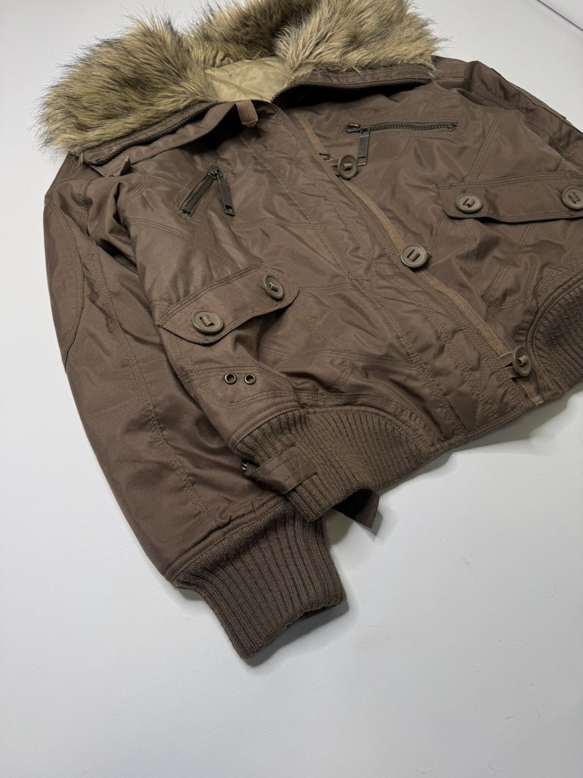 Vintage Vintage avant garde fur jacket if6was9 l.g.b. n2b sk8 drip Size US M / EU 48-50 / 2 - 3 Thumbnail
