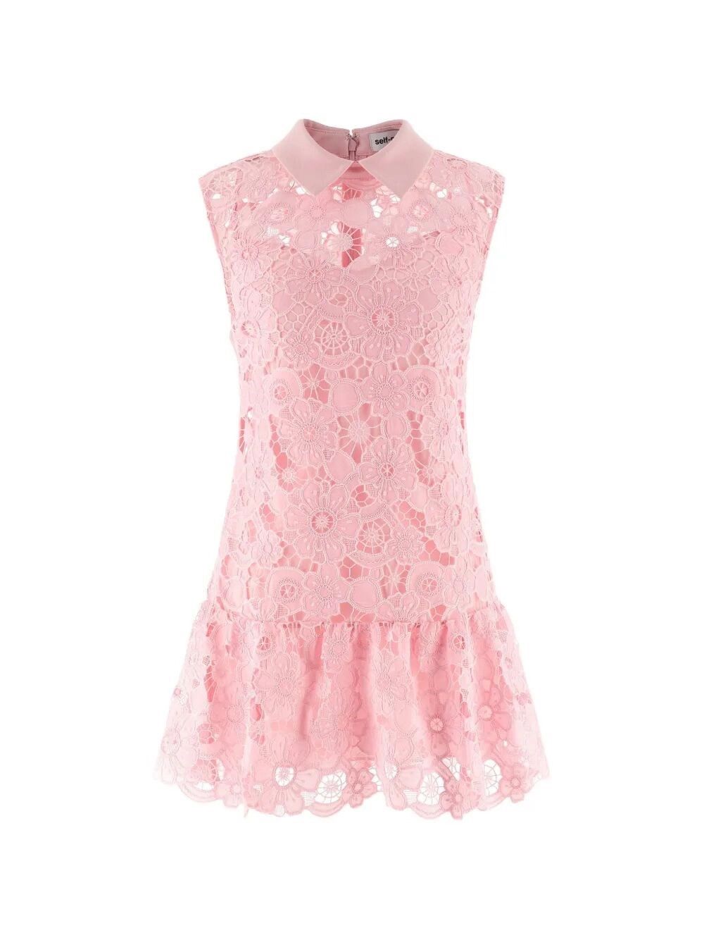 Self-Portrait Lace Collared Mini Dress Size M / US 6-8 / IT 42-44 - 1 Thumbnail