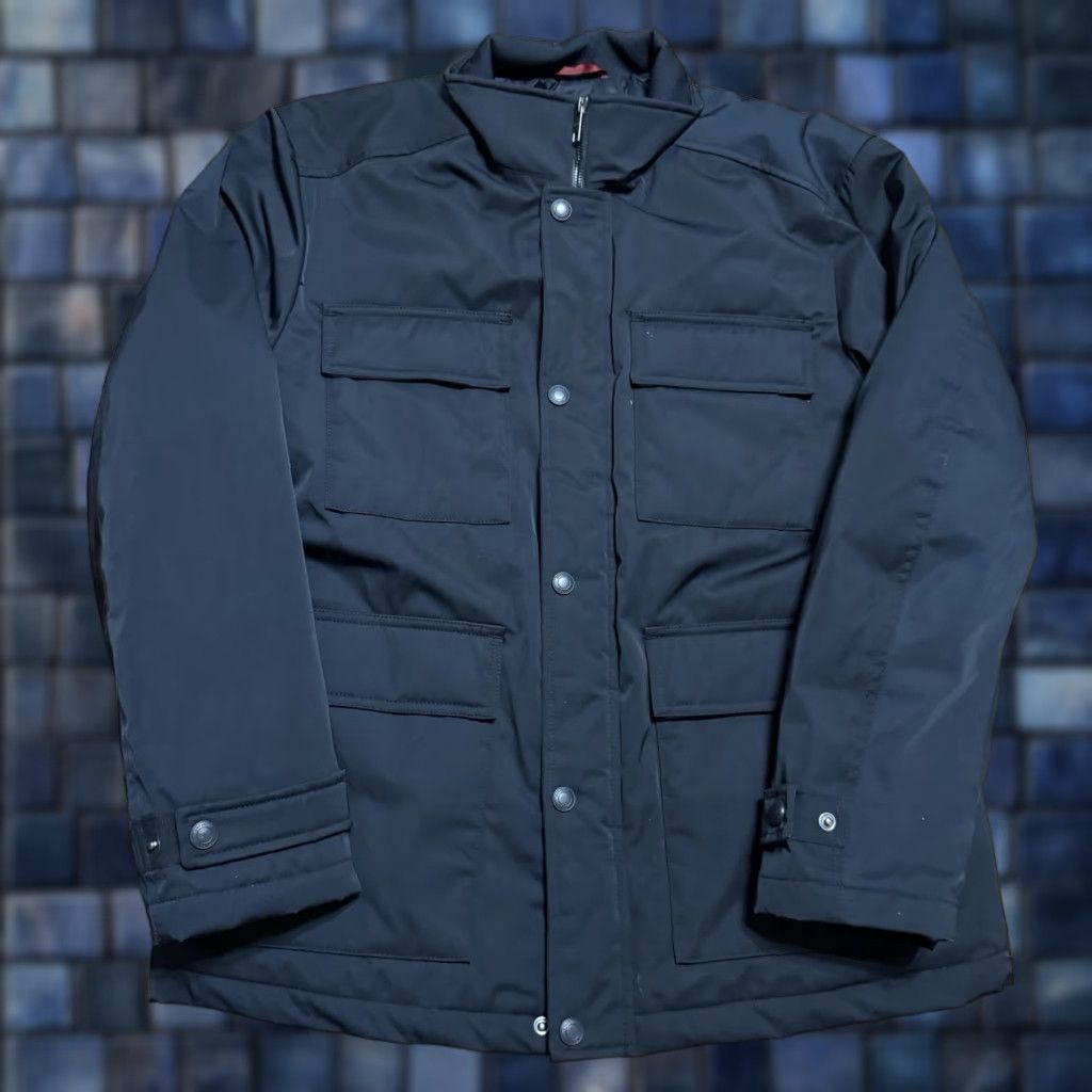 UNTUCKit UNTUCKit Utility Jacket Mens Large Black Full Zip Water Resistant Outdoor Dad Jacket Mens L Black Outdoor All Seasons Size US L / EU 52-54 / 3 - 1 Thumbnail