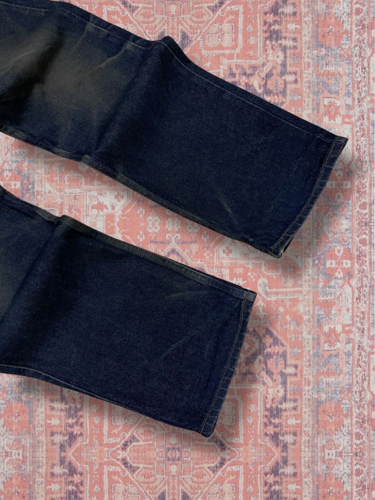 Levi's Vintage Clothing Vintage Designer Levis 505 Regular Fit Indigo Distressed Size US 35 - 5 Thumbnail