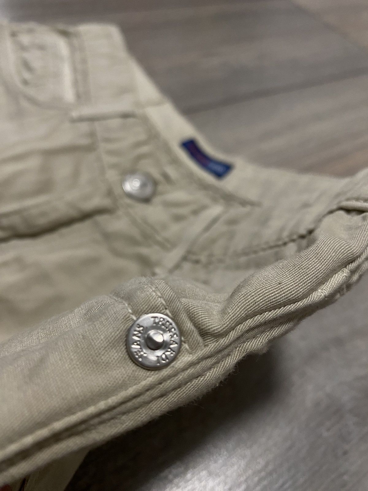 Trussardi Trussardi Jeans Beige Pants Italy Y2K Old Money Luxury Lampo Size US 32 / EU 48 - 5 Thumbnail