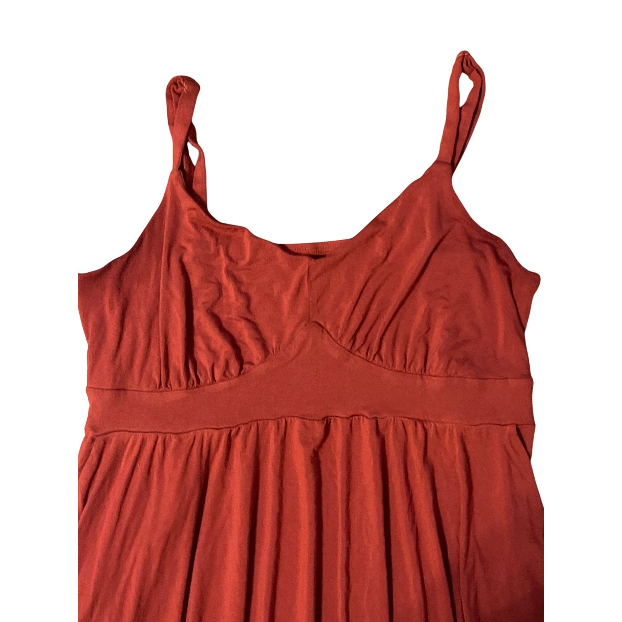 Torrid Torrid Burnt Orange Spaghetti Strap Maxi Dress Tank Top Slee Size XL / US 12-14 / IT 48-50 - 3 Thumbnail