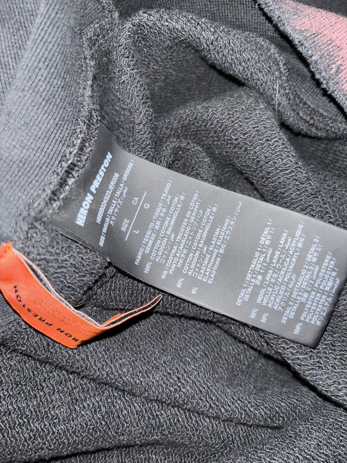 Heron Preston Heron Preston Law Flame Hoodie Size US L / EU 52-54 / 3 - 7 Thumbnail