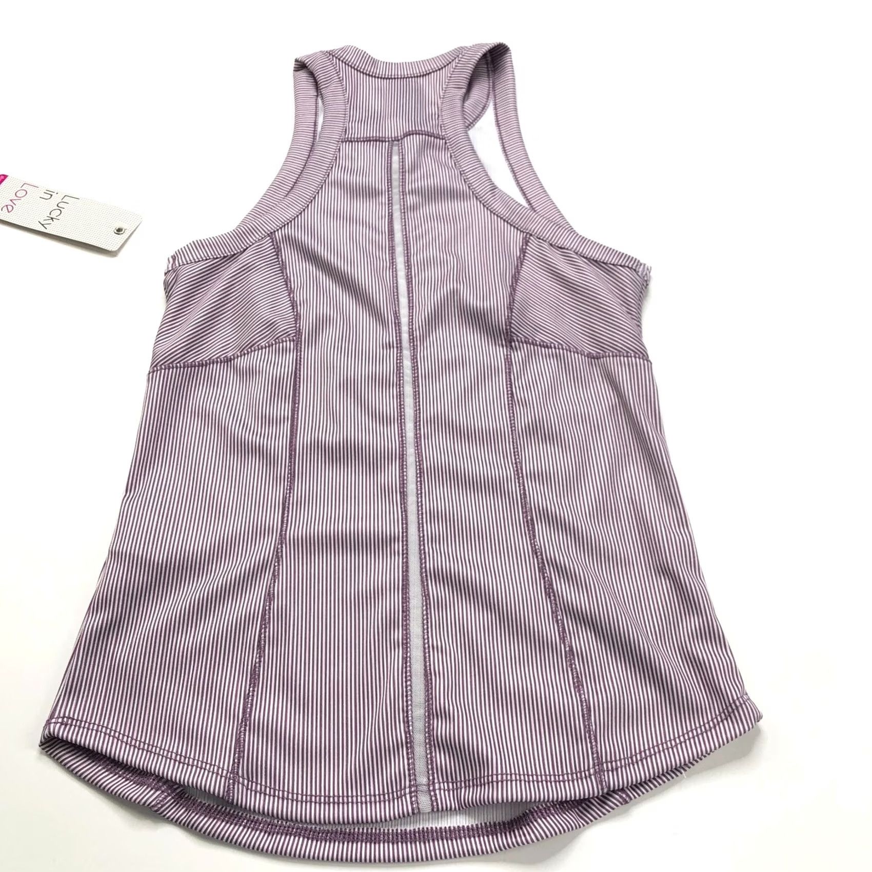 Vintage Lucky In Love XS Womens Activewear Tank Pullover Top Purple Sports Tennis Golf Athleisure Size XS / US 0-2 / IT 36-38 - 6 Thumbnail