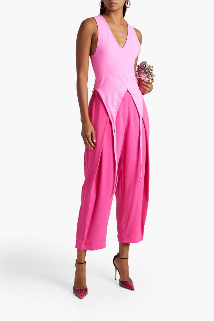 Balmain o1y0625 Casual Pant in Fuchsia Size 30" / US 8 / IT 44 - 2 Thumbnail