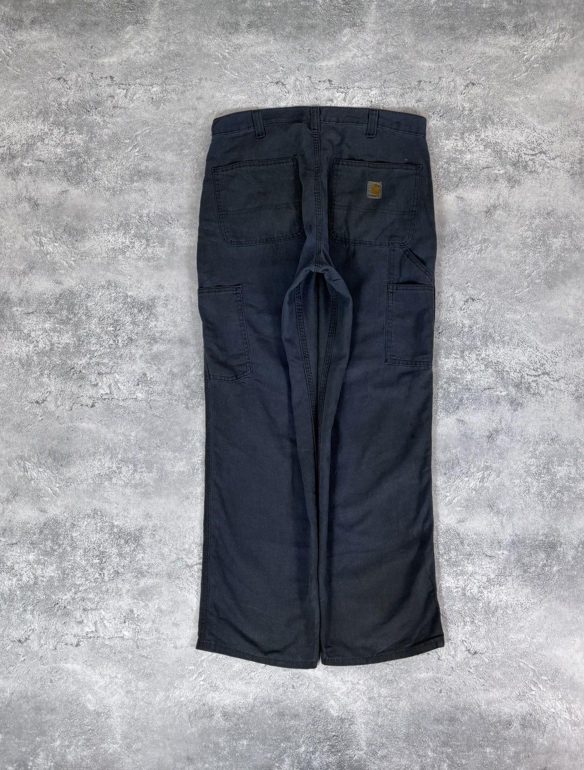 Carhartt Carhartt Men’s Navy Blue Carpenter Pants Dungaree Fit Size US 32 / EU 48 - 1 Thumbnail