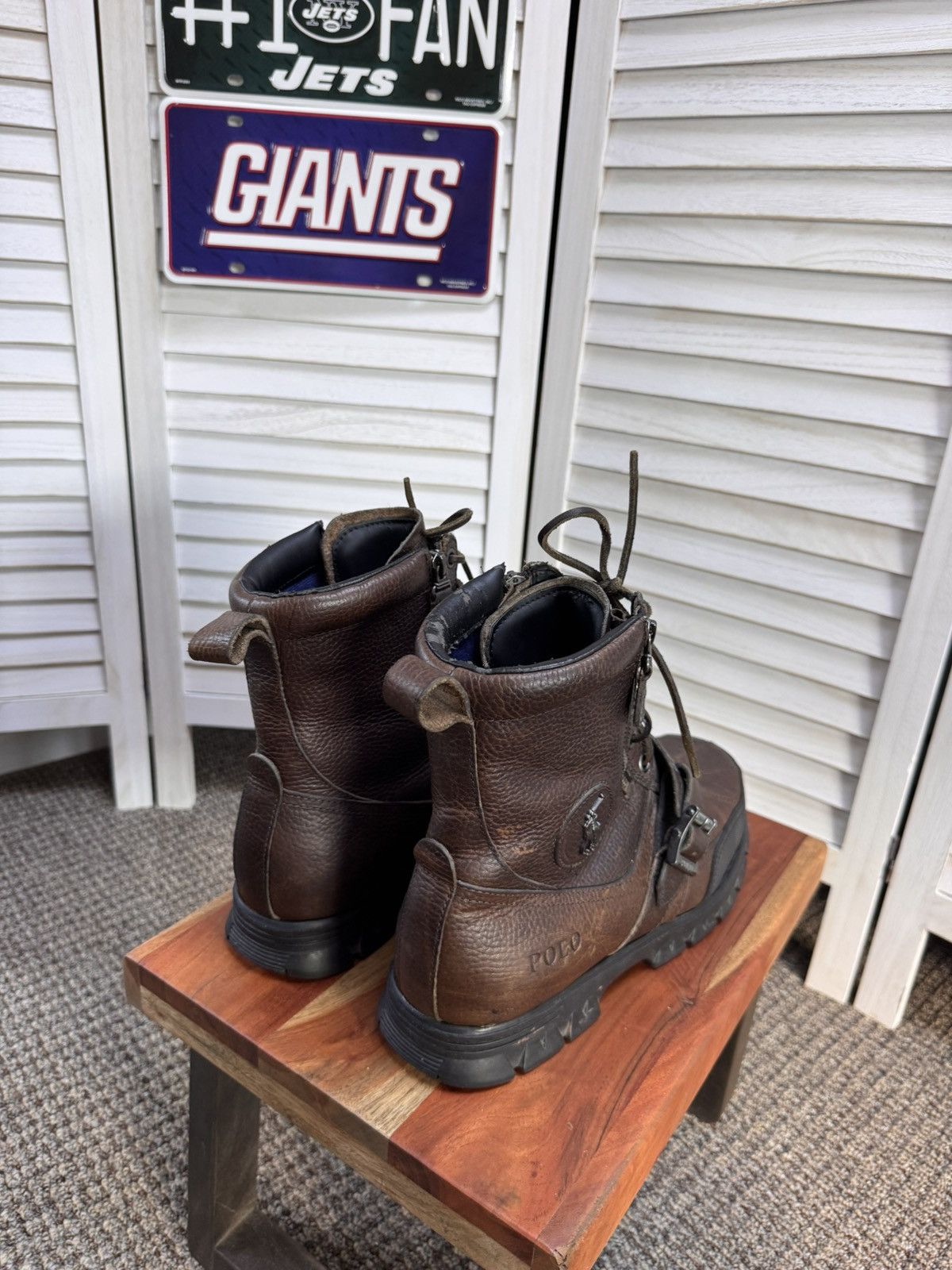 Polo Ralph Lauren Men's Polo Boots Andres III Sz 12 D