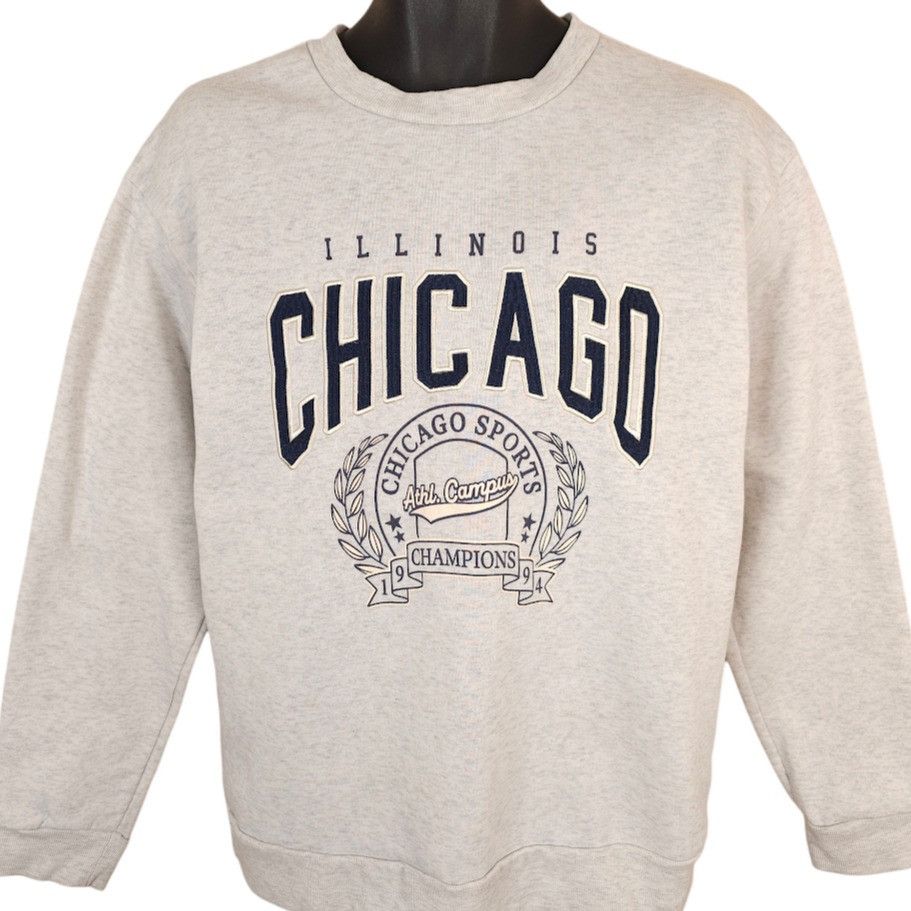 Other Chicago Illinois Sweatshirt Mens Size Medium Gray Sports Size US M / EU 48-50 / 2 - 1 Thumbnail