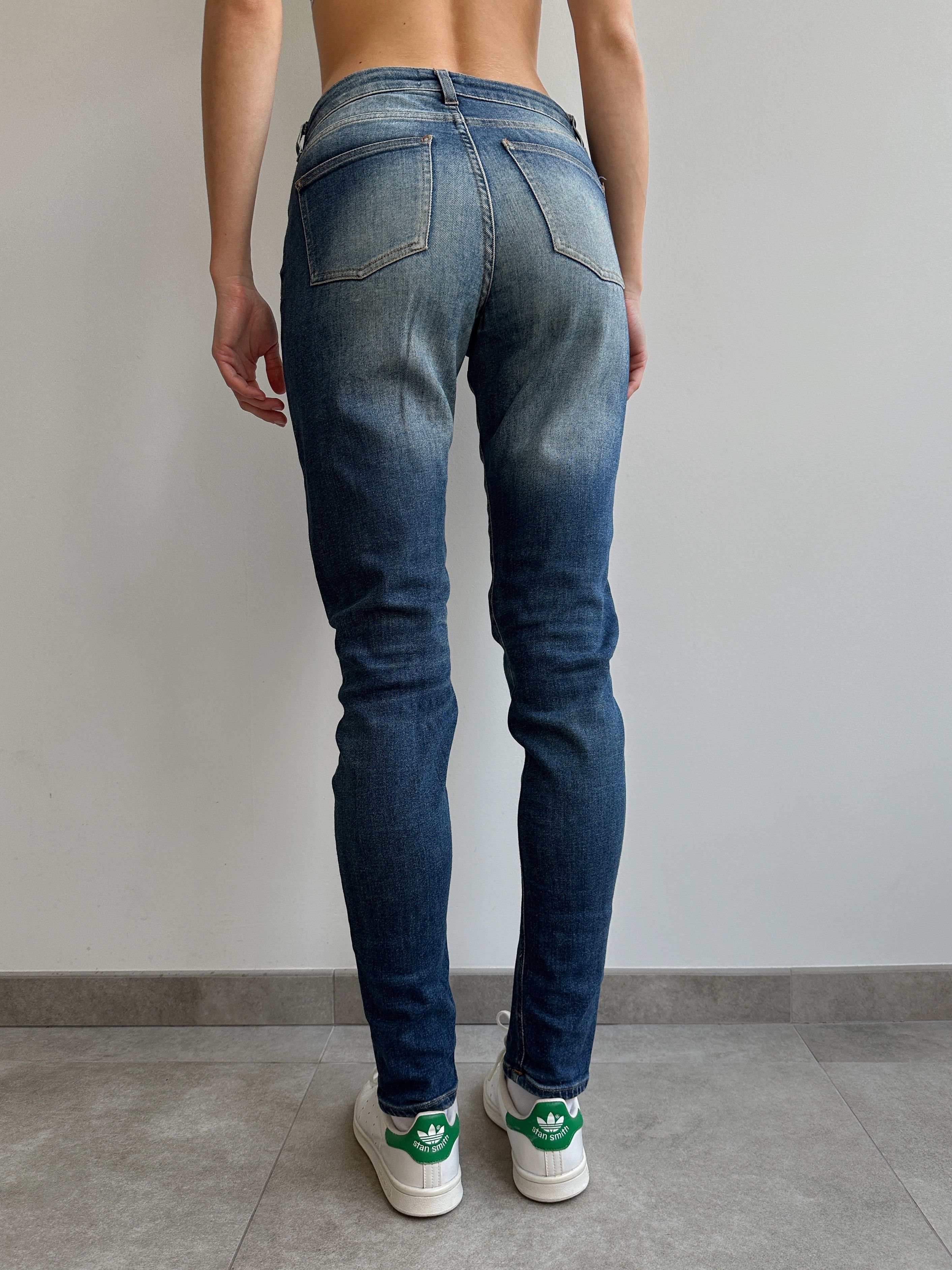 Acne Studios Acne Studios Skinny Blue Denim Pants Jeans Size 28" / US 6 / IT 42 - 2 Thumbnail