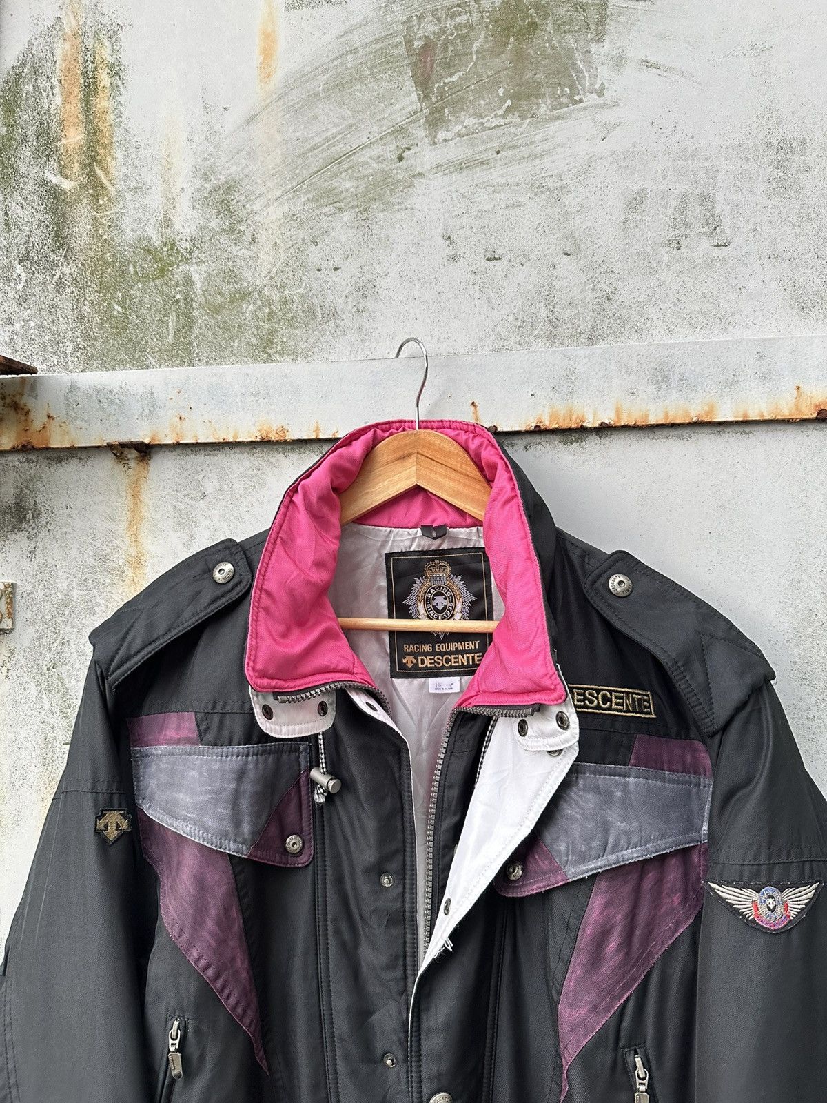 Vintage 👹Vintage Descente Racing Ski Bomber Jacket Size US M / EU 48-50 / 2 - 6 Thumbnail