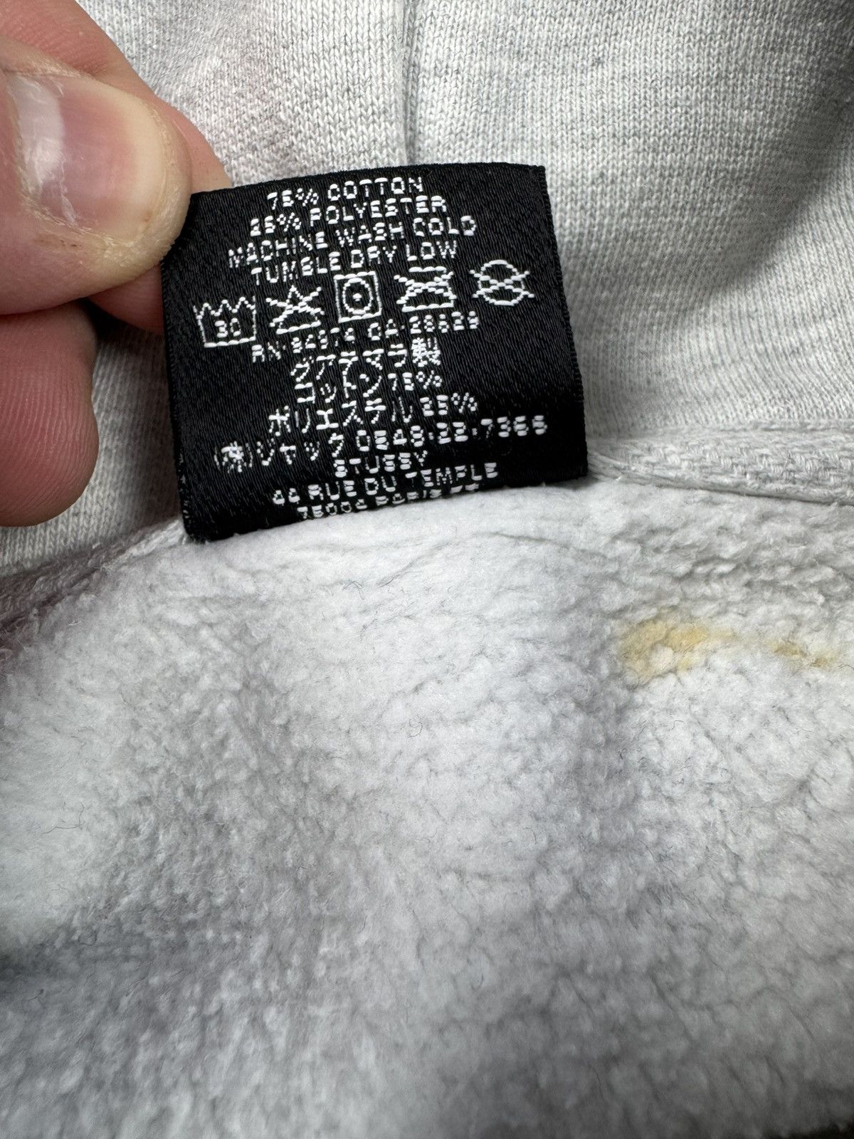 Stussy Vintage Stussy Zip Hoodie Block Sport Big Logo Skate Y2K Size US S / EU 44-46 / 1 - 9 Thumbnail