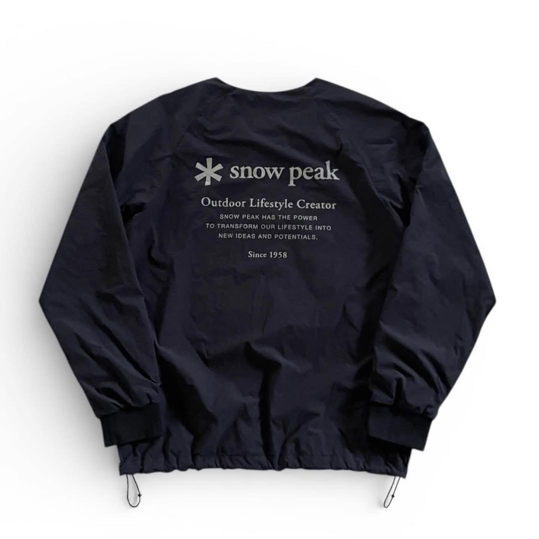 Snow Peak Snow Peak Thin Tech Light Lettering Woven Sweatshirt Size US M / EU 48-50 / 2 - 3 Thumbnail