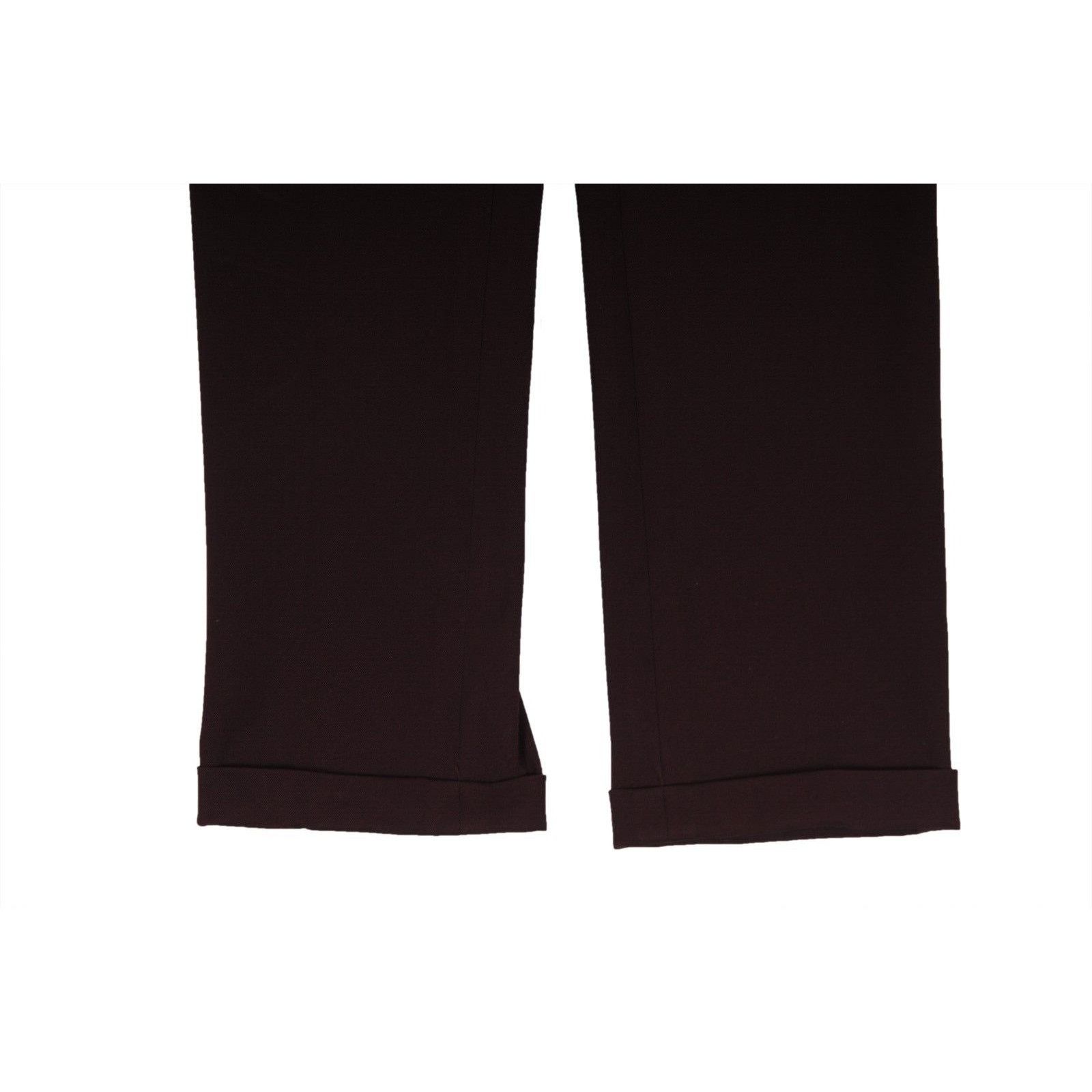 Prada Pants Burgundy Red Nylon Stretch Trousers Size US 34 / EU 50 - 3 Thumbnail