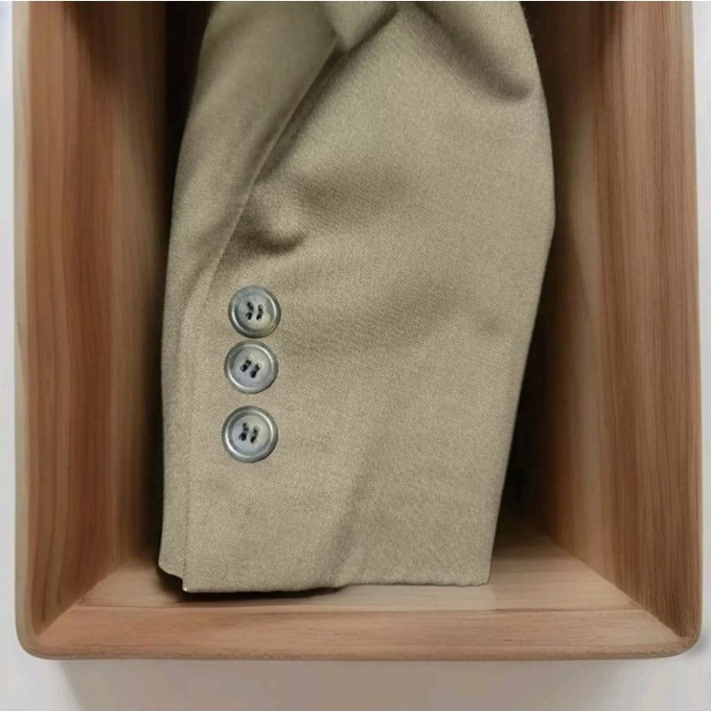 Versace Gianni Versace V2 Men's Double Breastfed Olive Blazer 54 R Size 54R - 2 Thumbnail