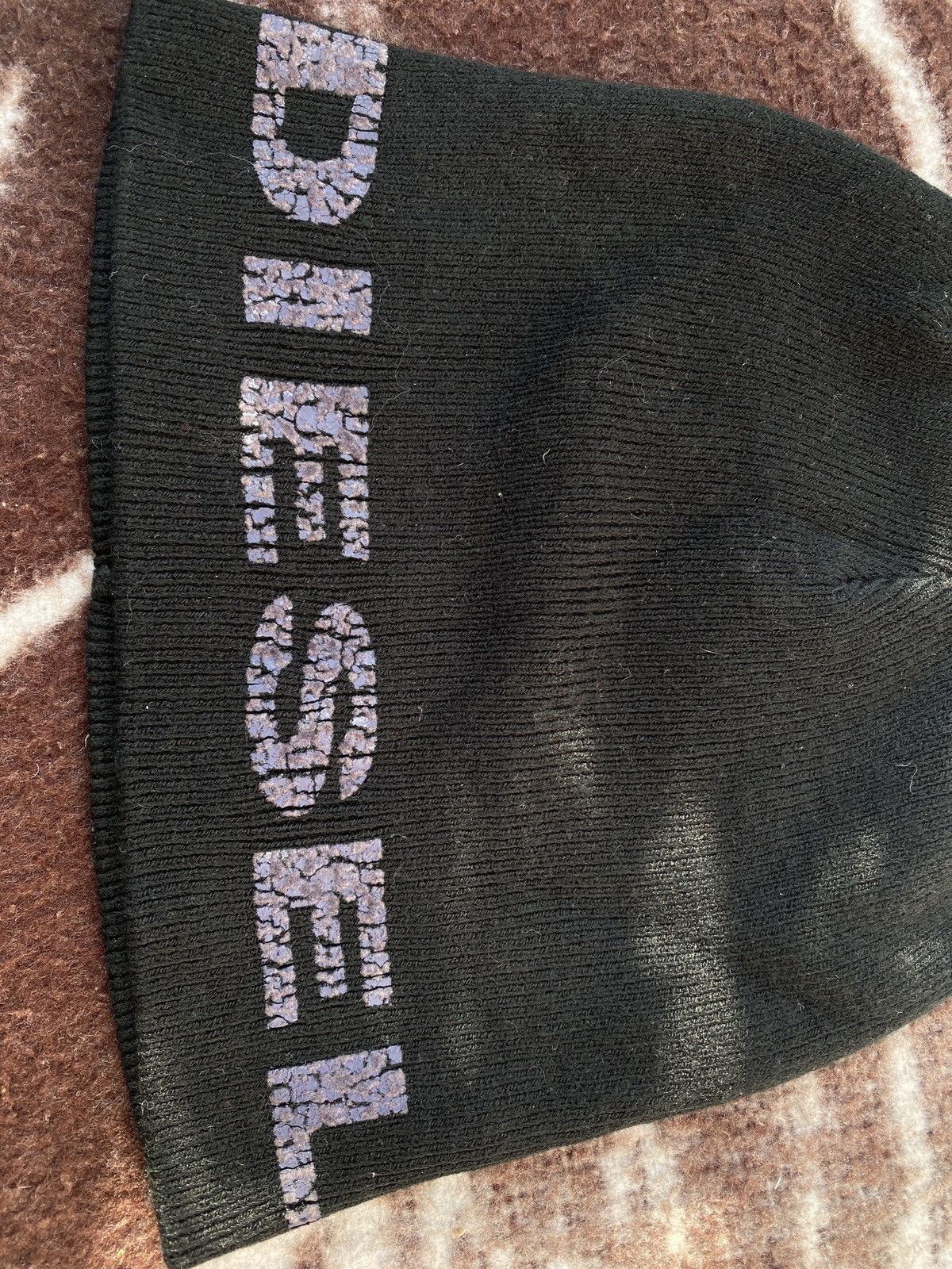 Diesel Big logo drip streetwear Diesel winter hat Size ONE SIZE - 4 Thumbnail