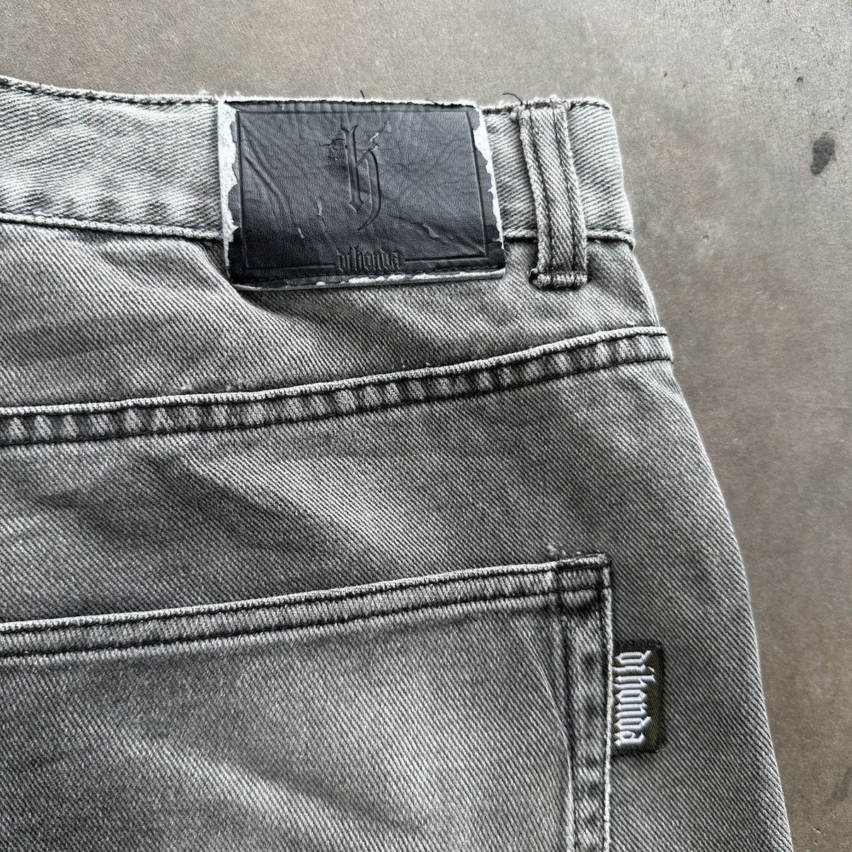 Japanese Brand × Jean × Vintage Vintage Ojhonoa Faded Black Distressed Denim Jean Pant W33 Size US 33 - 13 Thumbnail