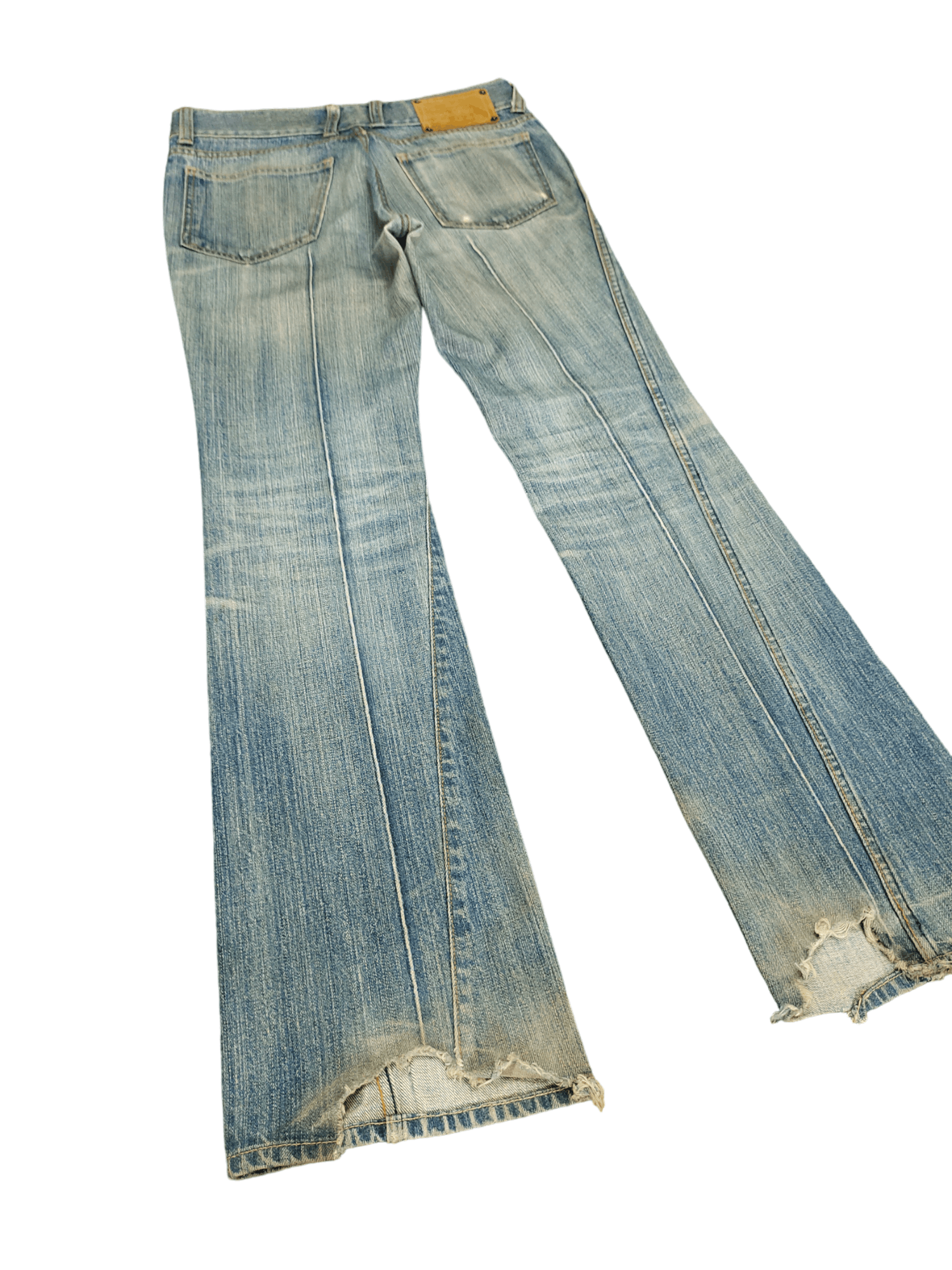 BUFFALO BOBS Flare Jeans Buffalo Spiral Cut Distress Rusty Boot Cut Size US 30 / EU 46 - 13 Thumbnail