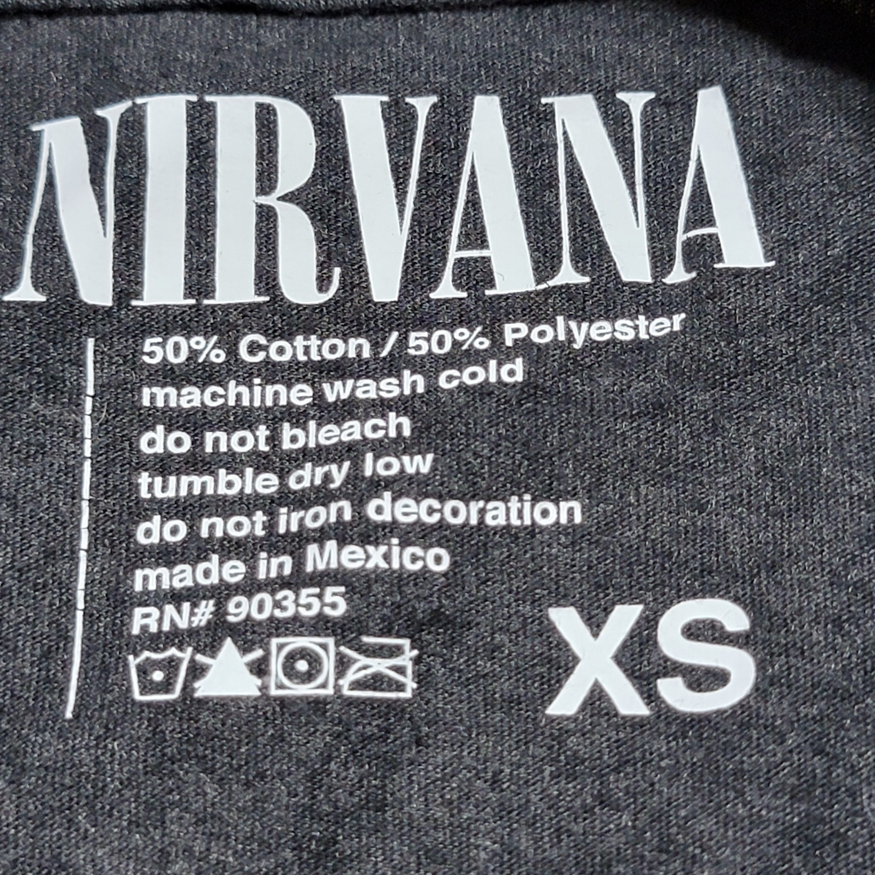 Nirvana Nirvana Graphic SS Tee Red & Green Swirl Smile - Size XS Size XS / US 0-2 / IT 36-38 - 4 Thumbnail
