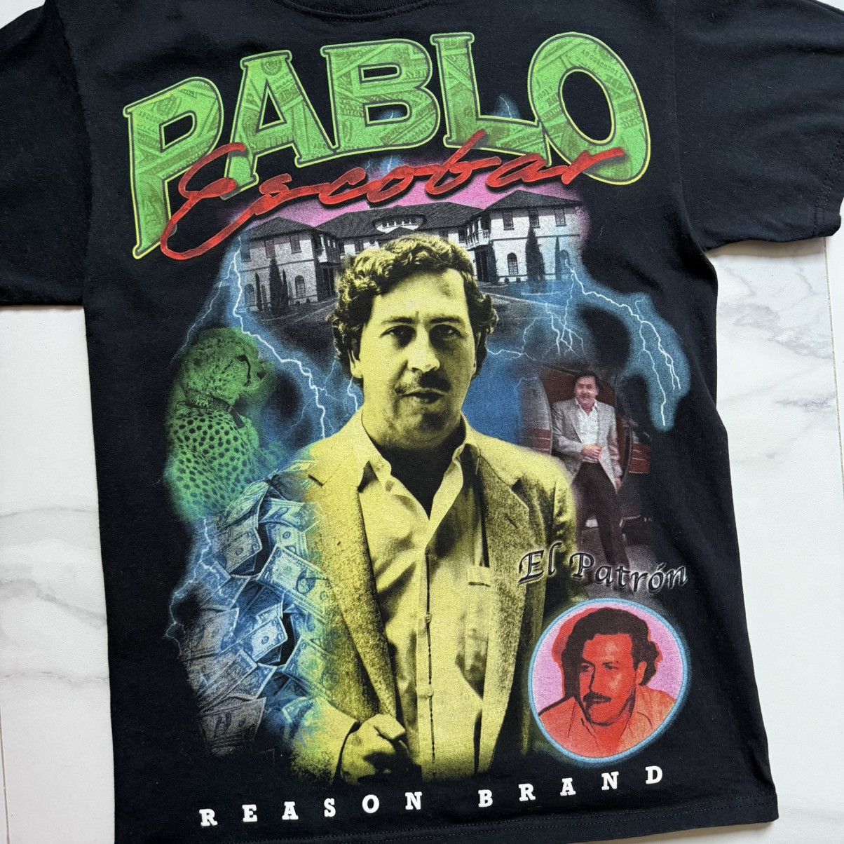 Reason Pablo Escobar El Patrón T-Shirt Size US S / EU 44-46 / 1 - 4 Thumbnail