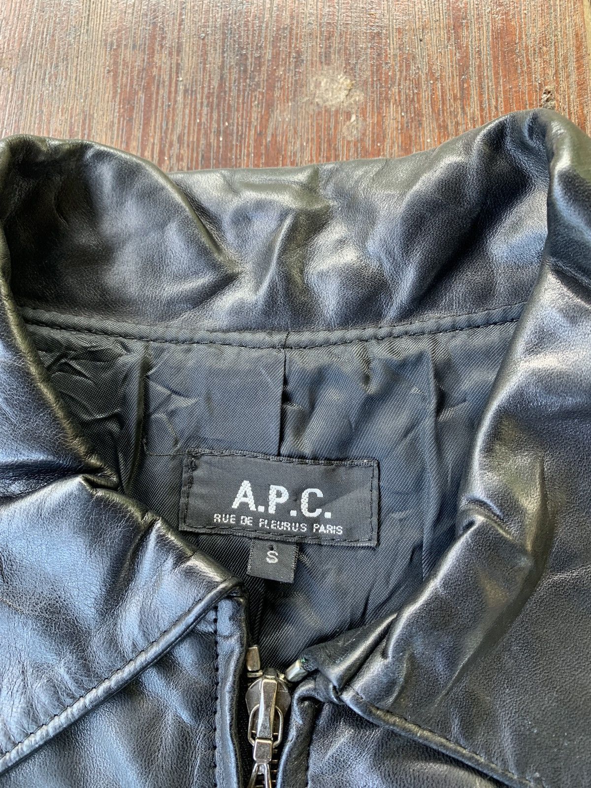 A.P.C. VINTAGE A.P.C LEATHER JACKET Size US S / EU 44-46 / 1 - 5 Thumbnail