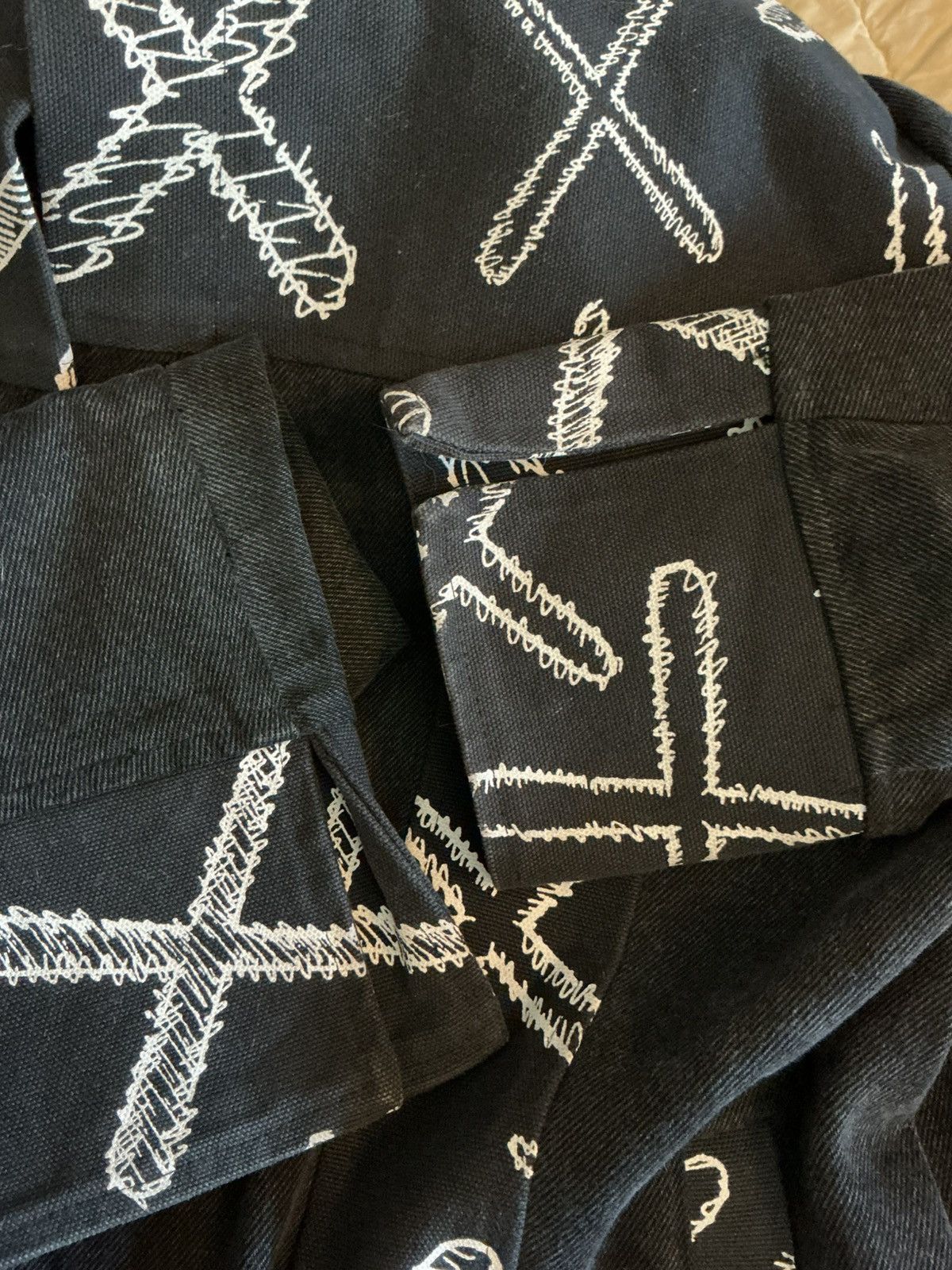 Kaws Kaws X Art Custom Made Sample Denim Jean Trucker Jacket Size US M / EU 48-50 / 2 - 9 Thumbnail