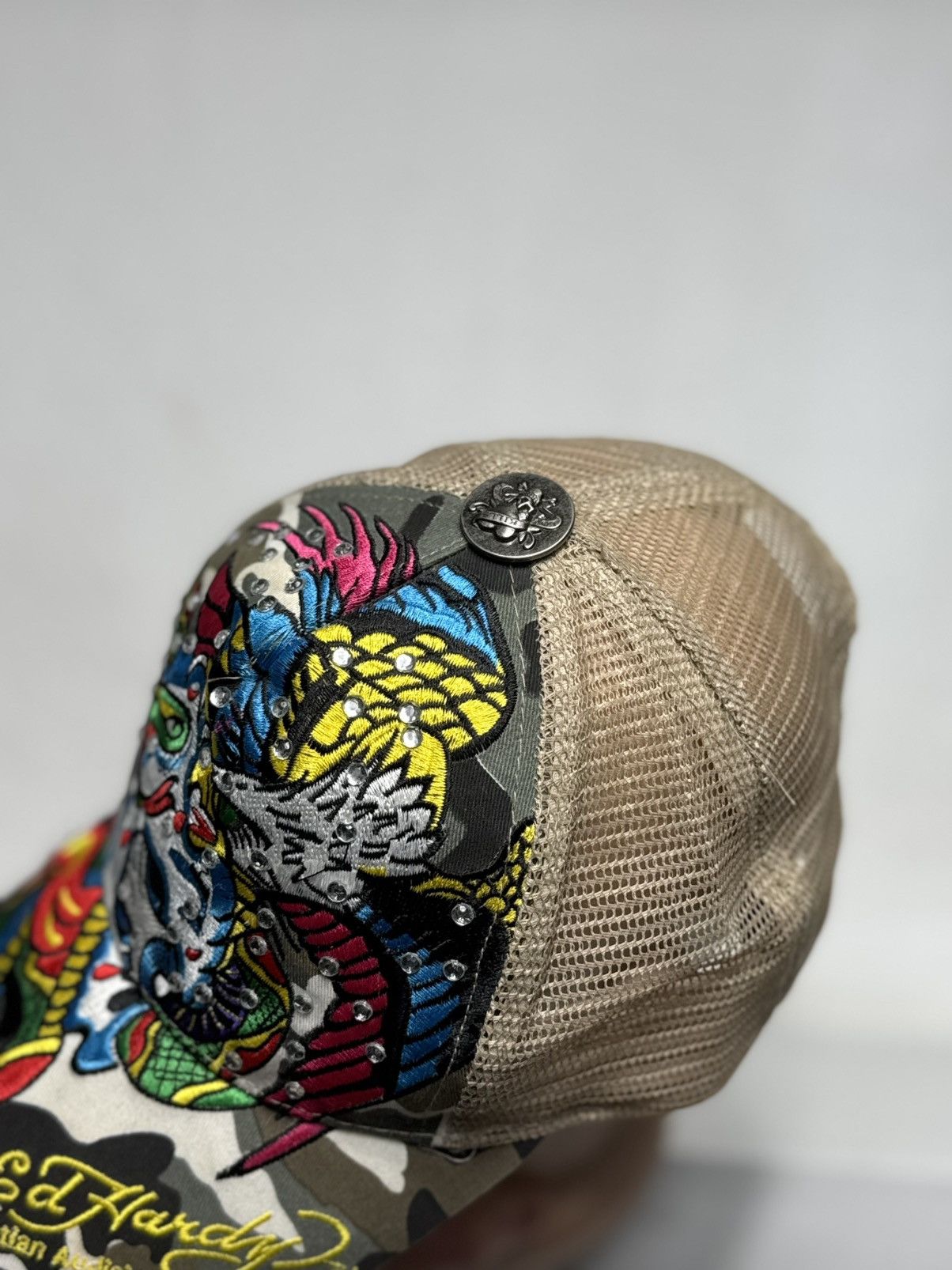Ed Hardy Ed Hardy by Christian Audigier Camo Big Logo Size ONE SIZE - 3 Thumbnail