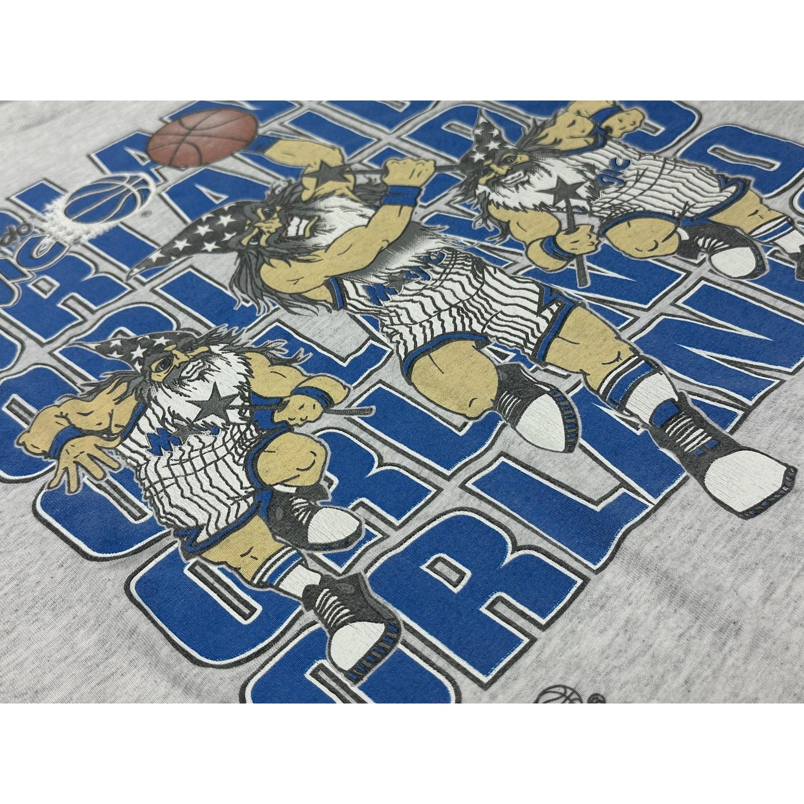 Nutmeg Orlando Magic Shirt Mens L Gray Wizard Cartoon Nutmeg USA 90 Size US L / EU 52-54 / 3 - 10 Thumbnail