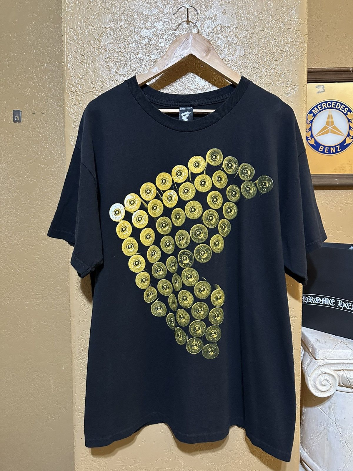 Famous Stars And Straps Crazy Y2K Famous Stars And Straps Bullets T Shirt Size US XL / EU 56 / 4 - 1 Thumbnail