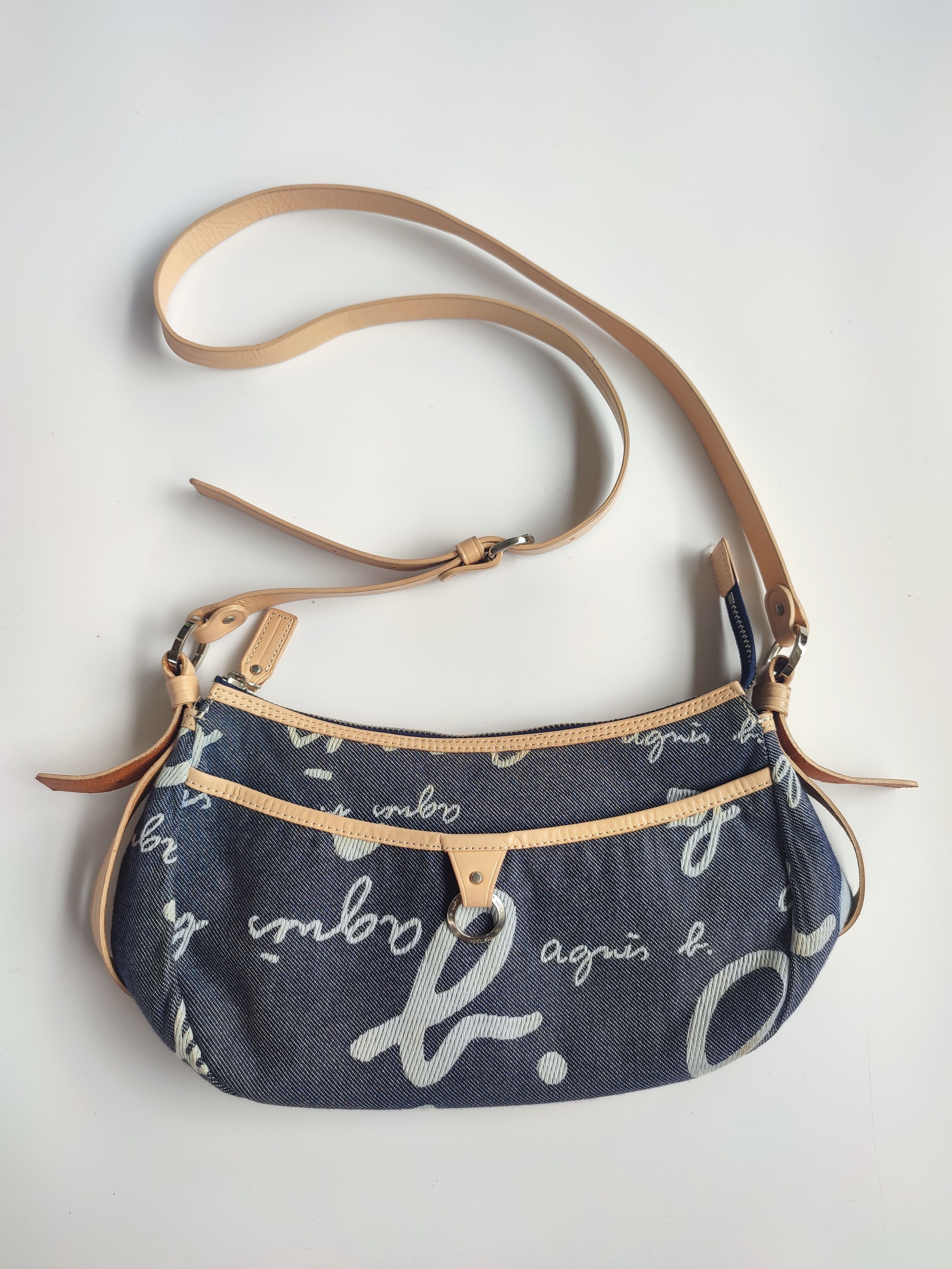 agnes b. AGNES B DENIM CROSSBODY BAG Size ONE SIZE - 1 Thumbnail