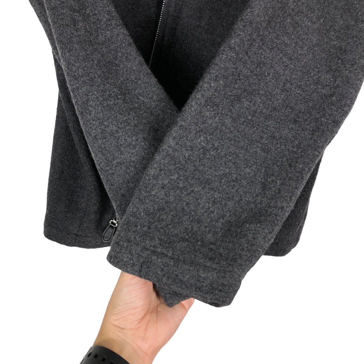 Issey Miyake 🔥Rich Grey - Vintage Wool Work Zipper Jacket Zephyr Japan Size US L / EU 52-54 / 3 - 11 Thumbnail