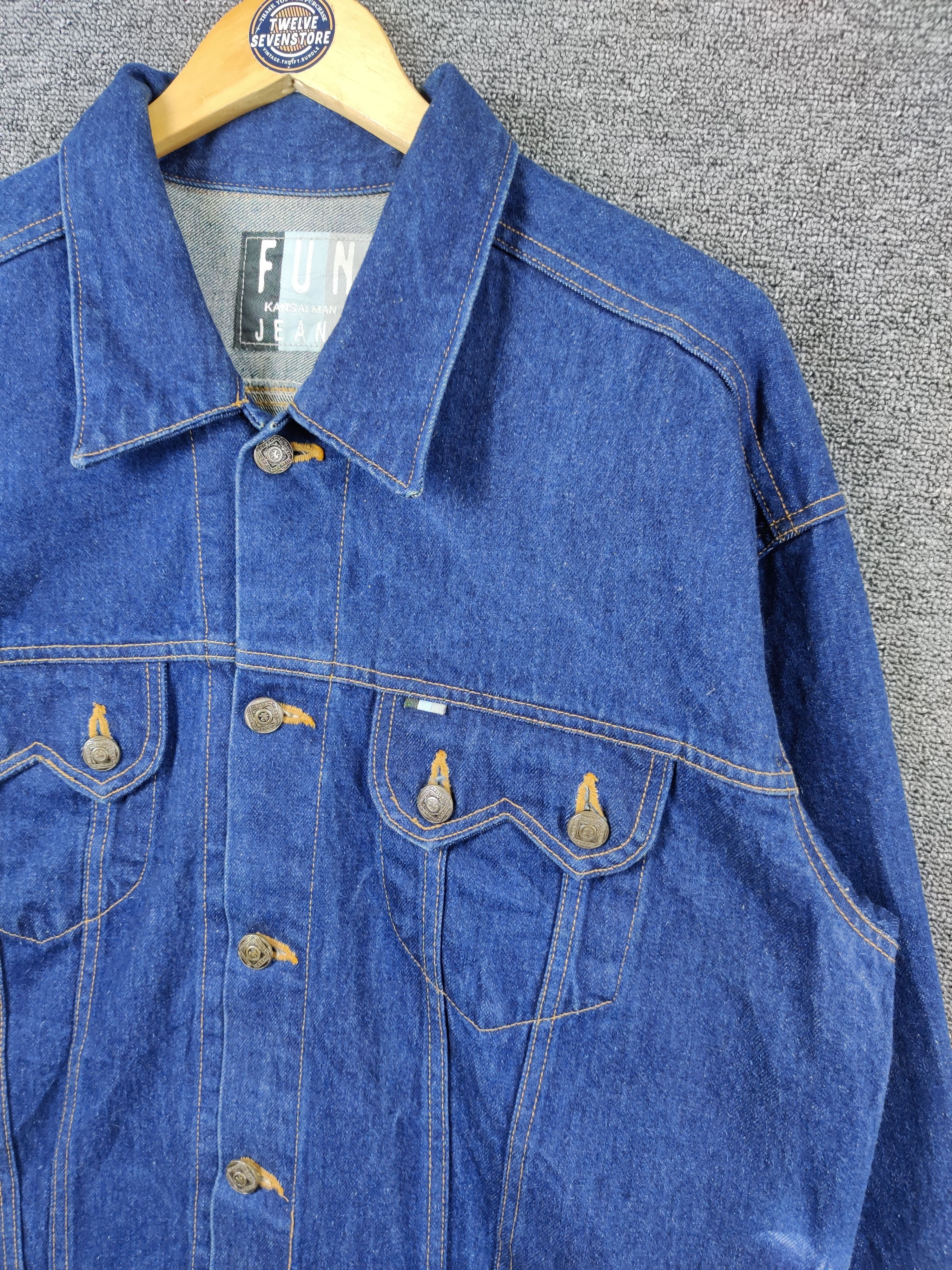 Kansai Yamamoto Vintage Kansai Jeans Kansai Yamamoto Trucker Denim Jacket Size US M / EU 48-50 / 2 - 6 Thumbnail