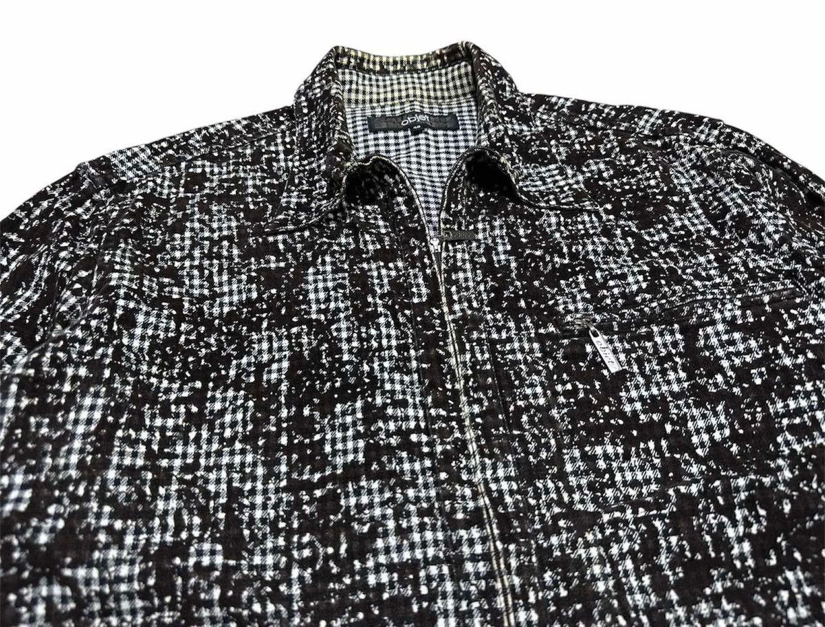 Gaultier Homme Objet 🔥Rare Vintage Gautier Homme Objet Jacket Zip Up Wool Tweed Size US L / EU 52-54 / 3 - 3 Thumbnail
