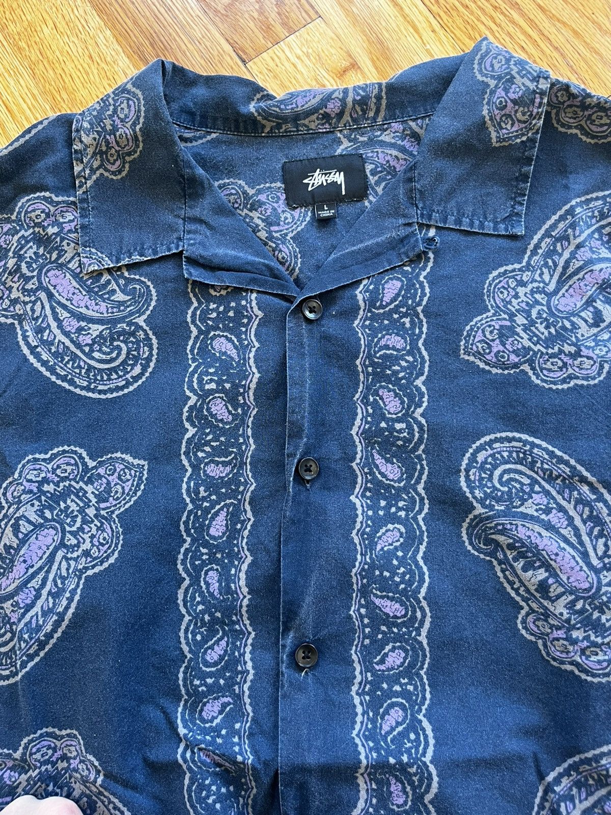 Stussy Stussy Paisley Casual Button Up Size US L / EU 52-54 / 3 - 2 Thumbnail
