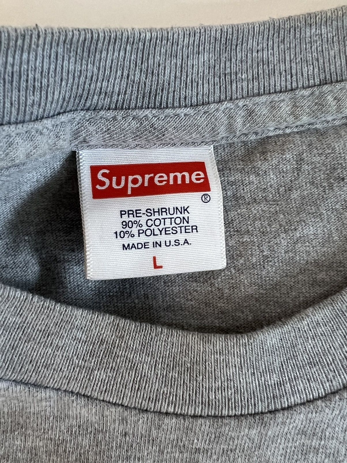 Supreme Supreme ET T Shirt Grey Size Large EXCELLENT CONDITION FW15 Size US L / EU 52-54 / 3 - 6 Thumbnail